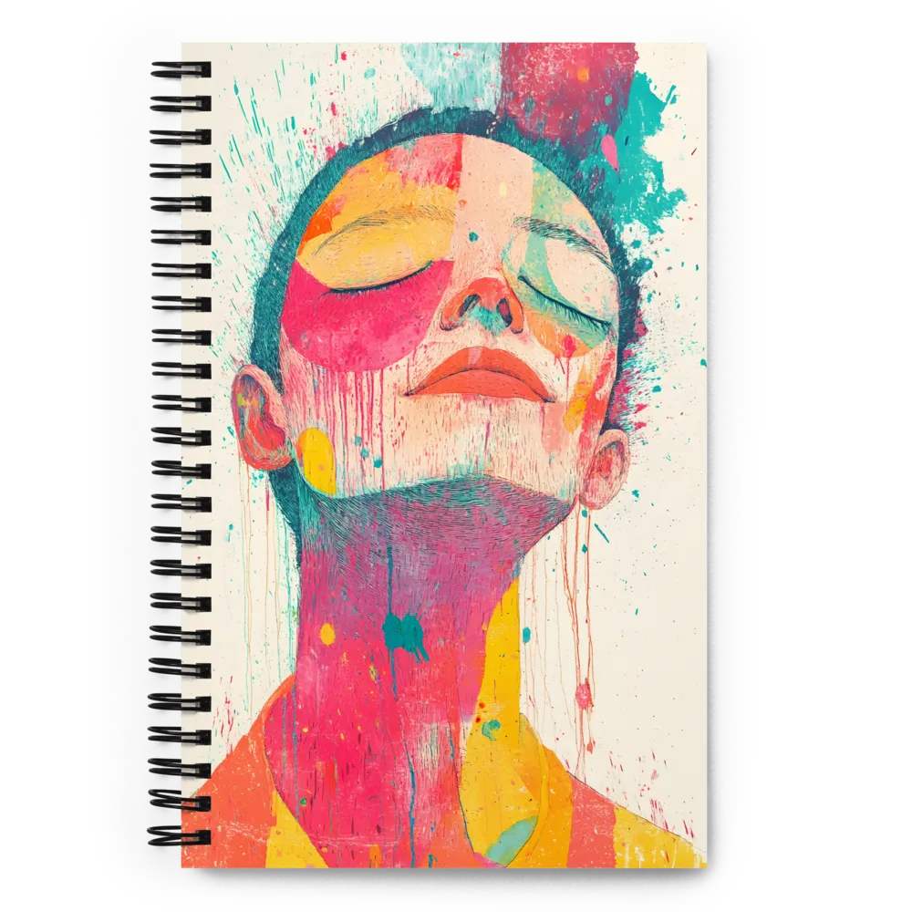 Serenity in Splatter 
 Spiral Notebook | 140 pages