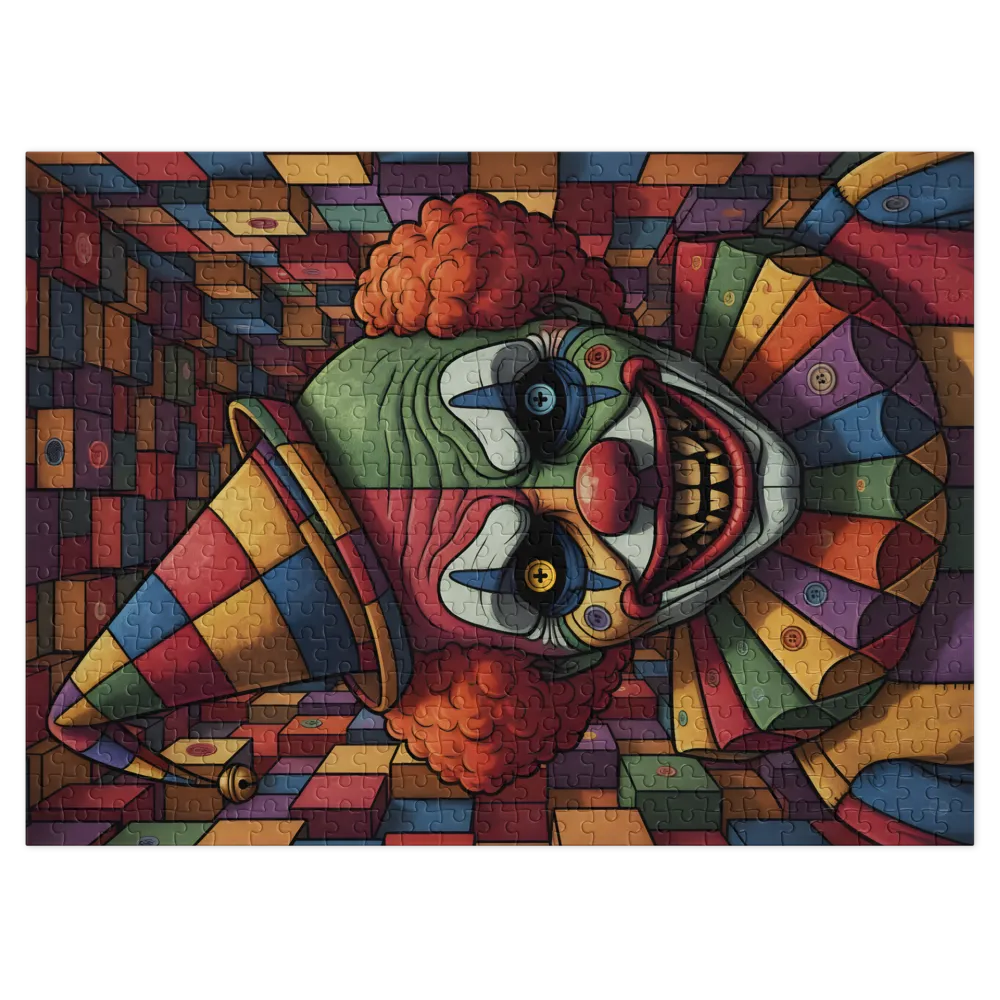 Grinning Nightmare Clown | Jigsaw Puzzles