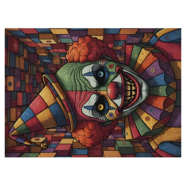 Grinning Nightmare Clown | Jigsaw Puzzles