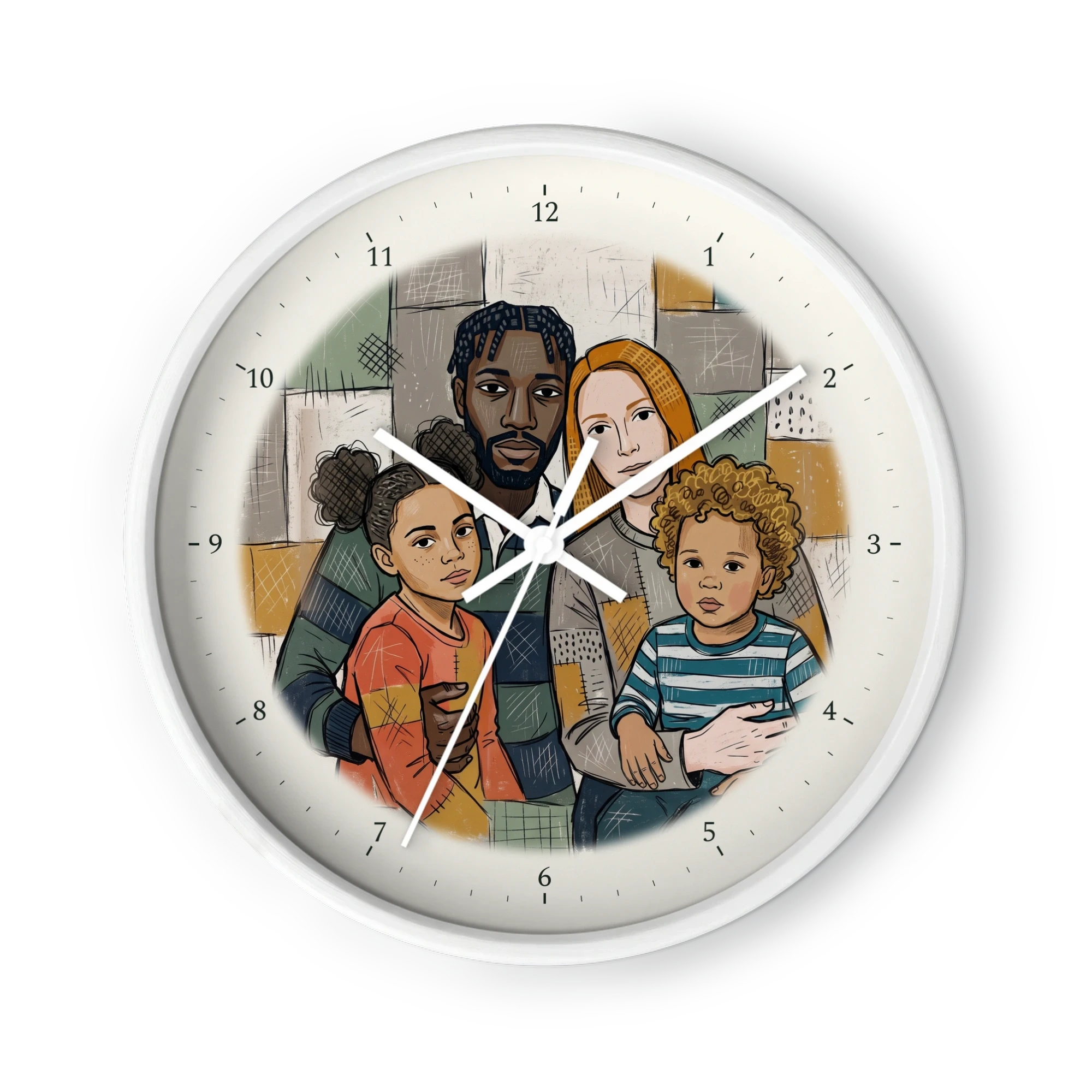 Portrait Clock — Totemic Expressionism