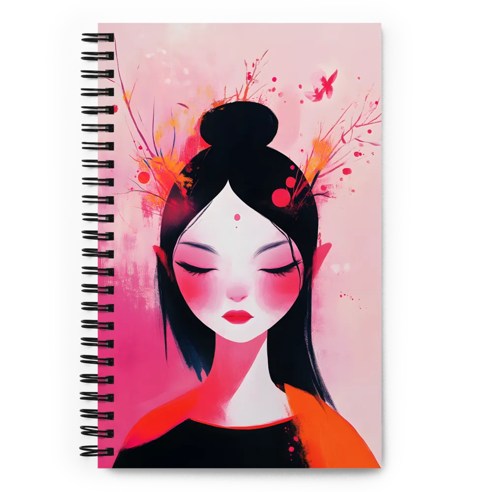 Whispers of Sakura 
 Spiral Notebook | 140 pages