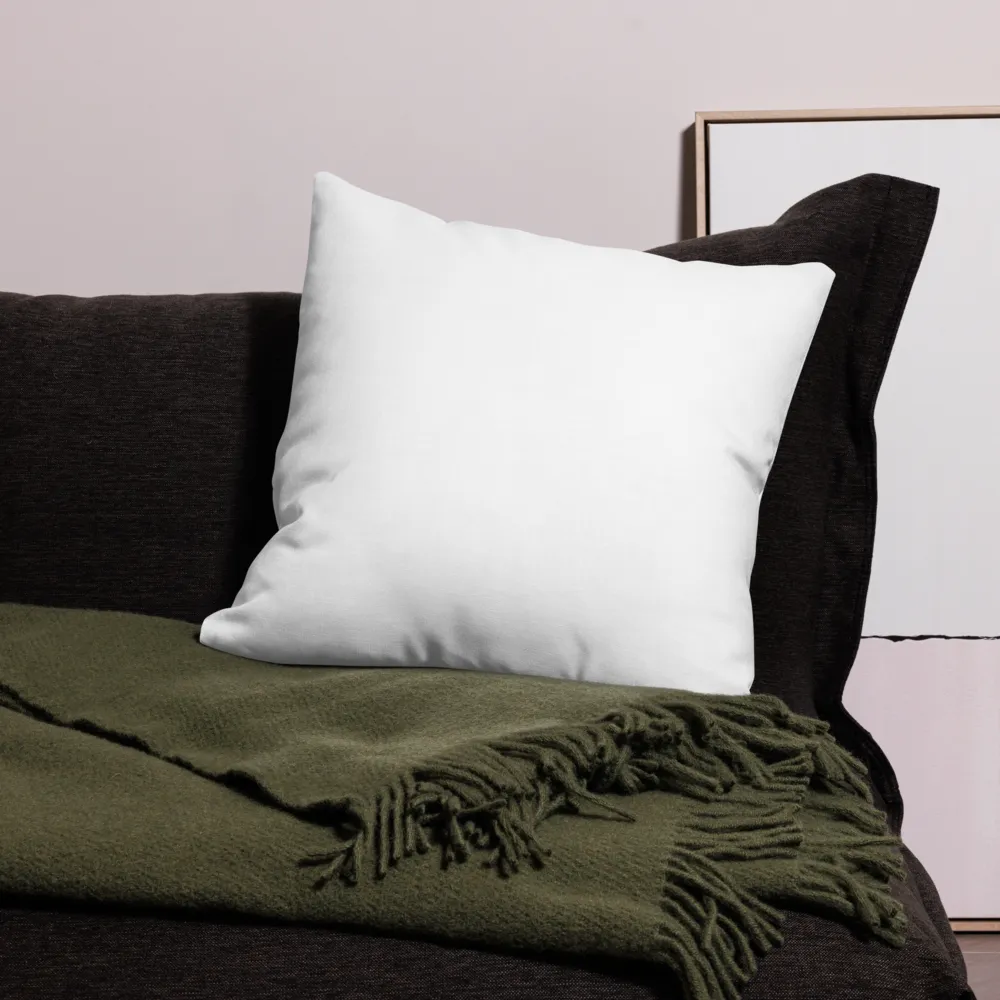 Colorful House Design Pillow