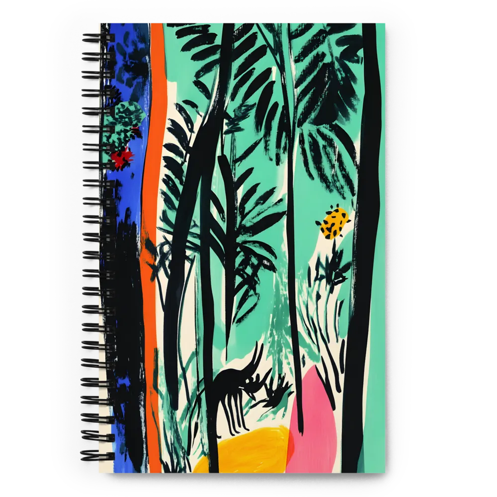 Vibrant Jungle Expression 
 Spiral Notebook | 140 pages
