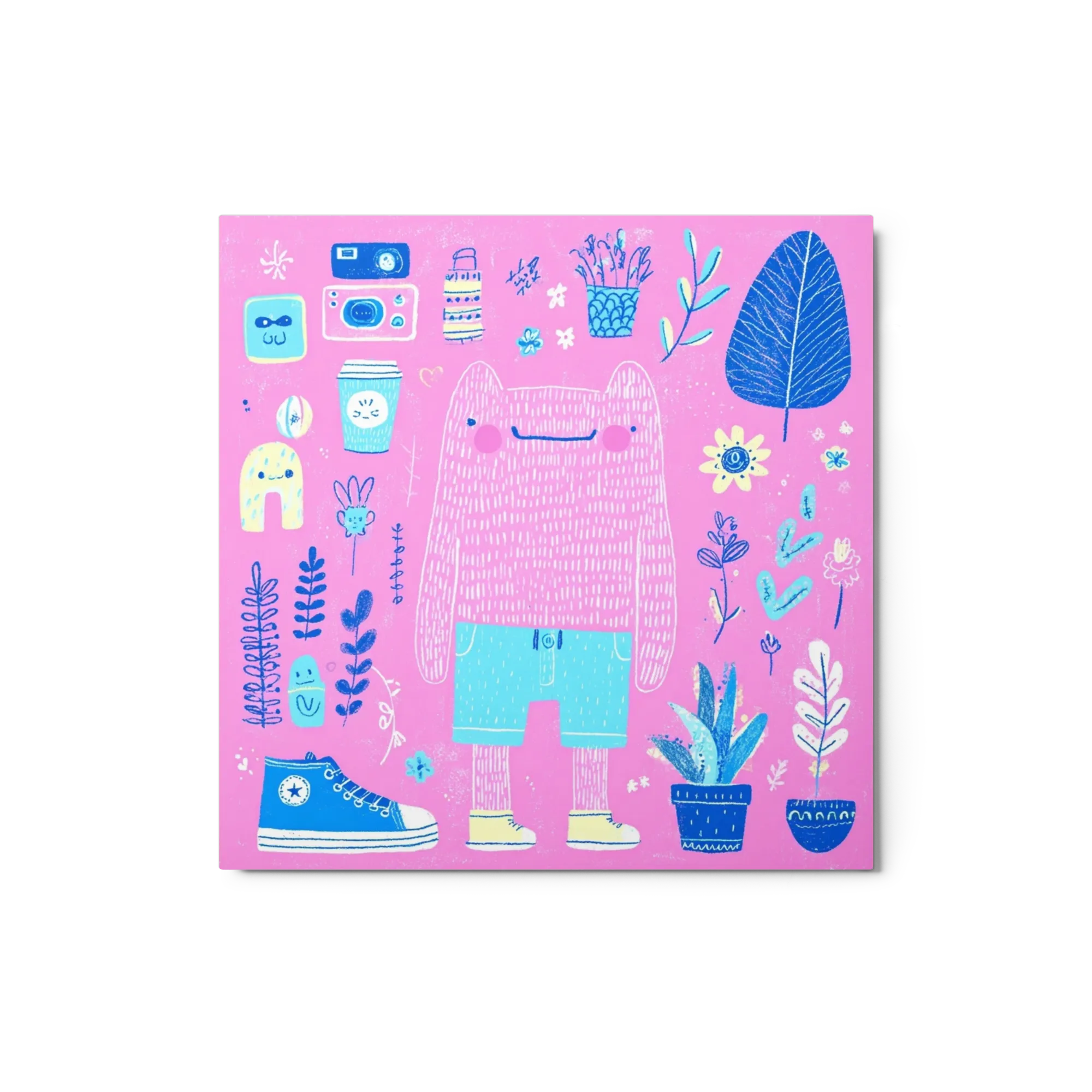 Pink Doodle Creature
