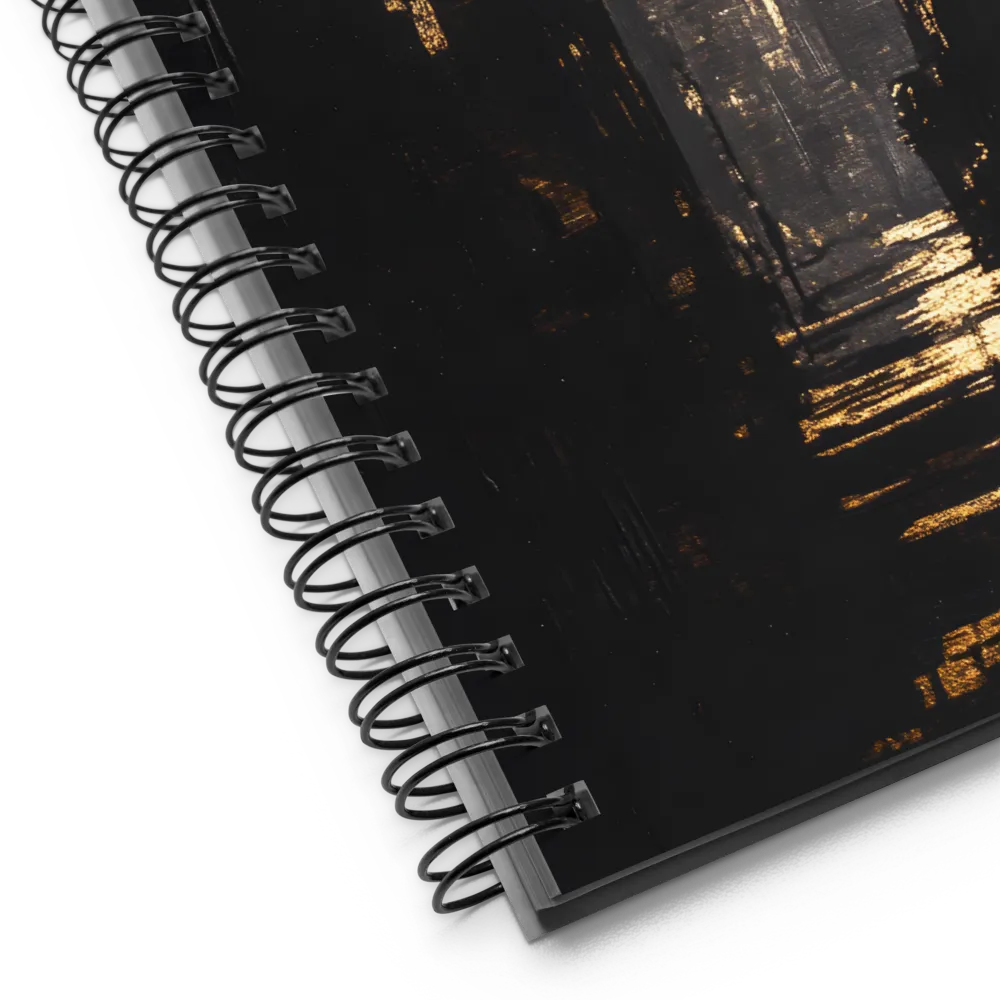 Golden City Night 
 Spiral Notebook | 140 pages