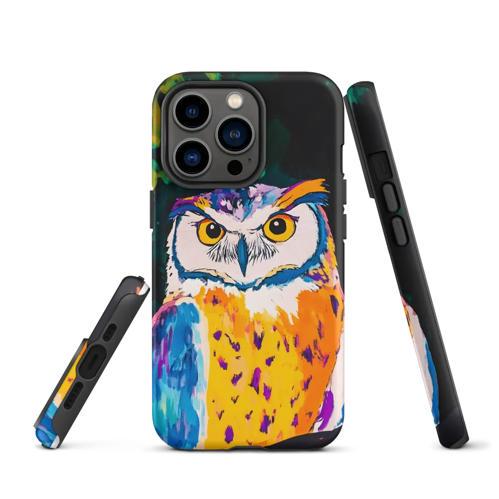 Vibrant Owl Art | Phone Case