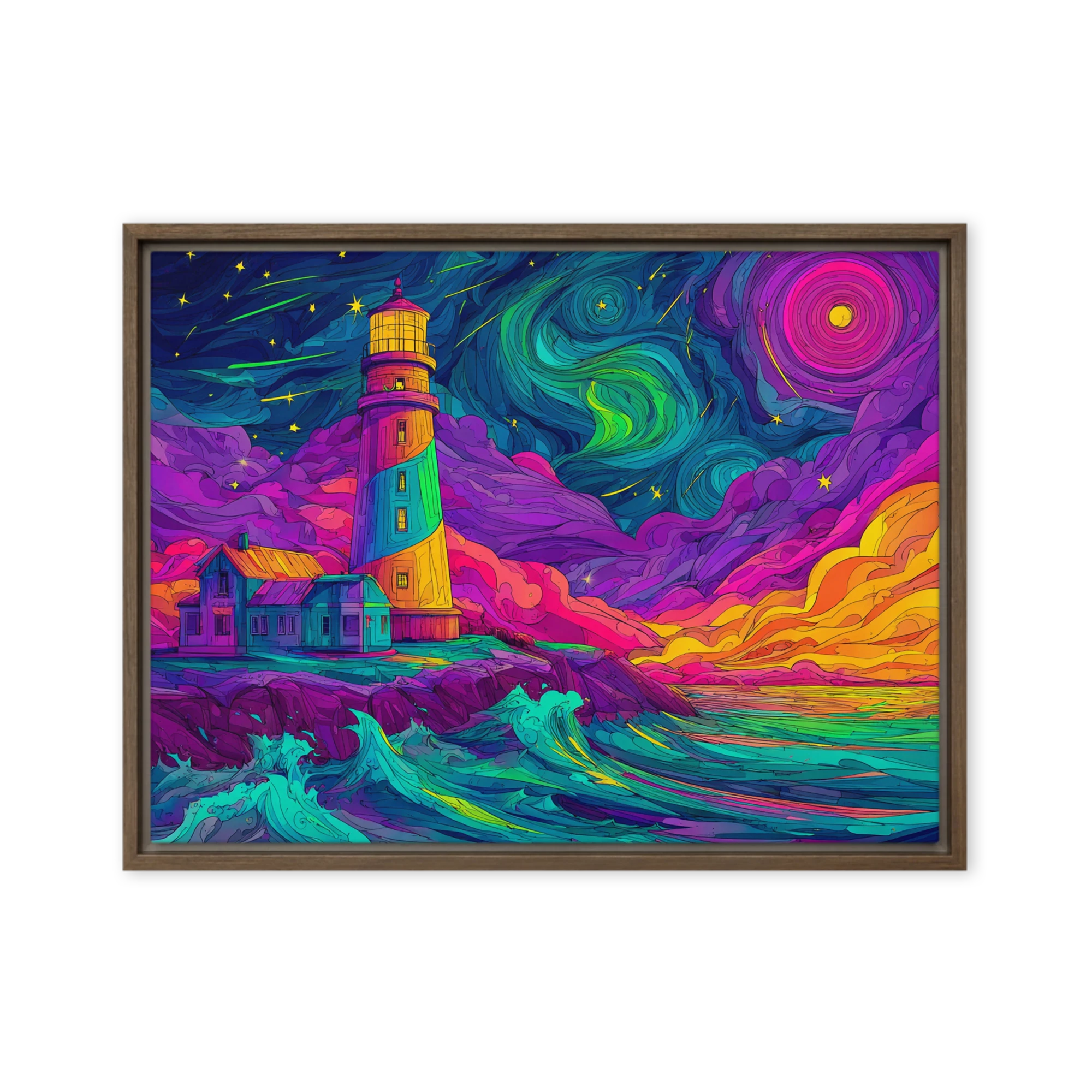 Vibrant Color-Themed Wall Art — Cool & Vivid