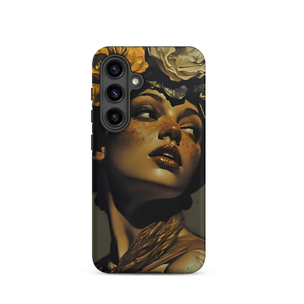 Golden Floral Crown | Phone Case