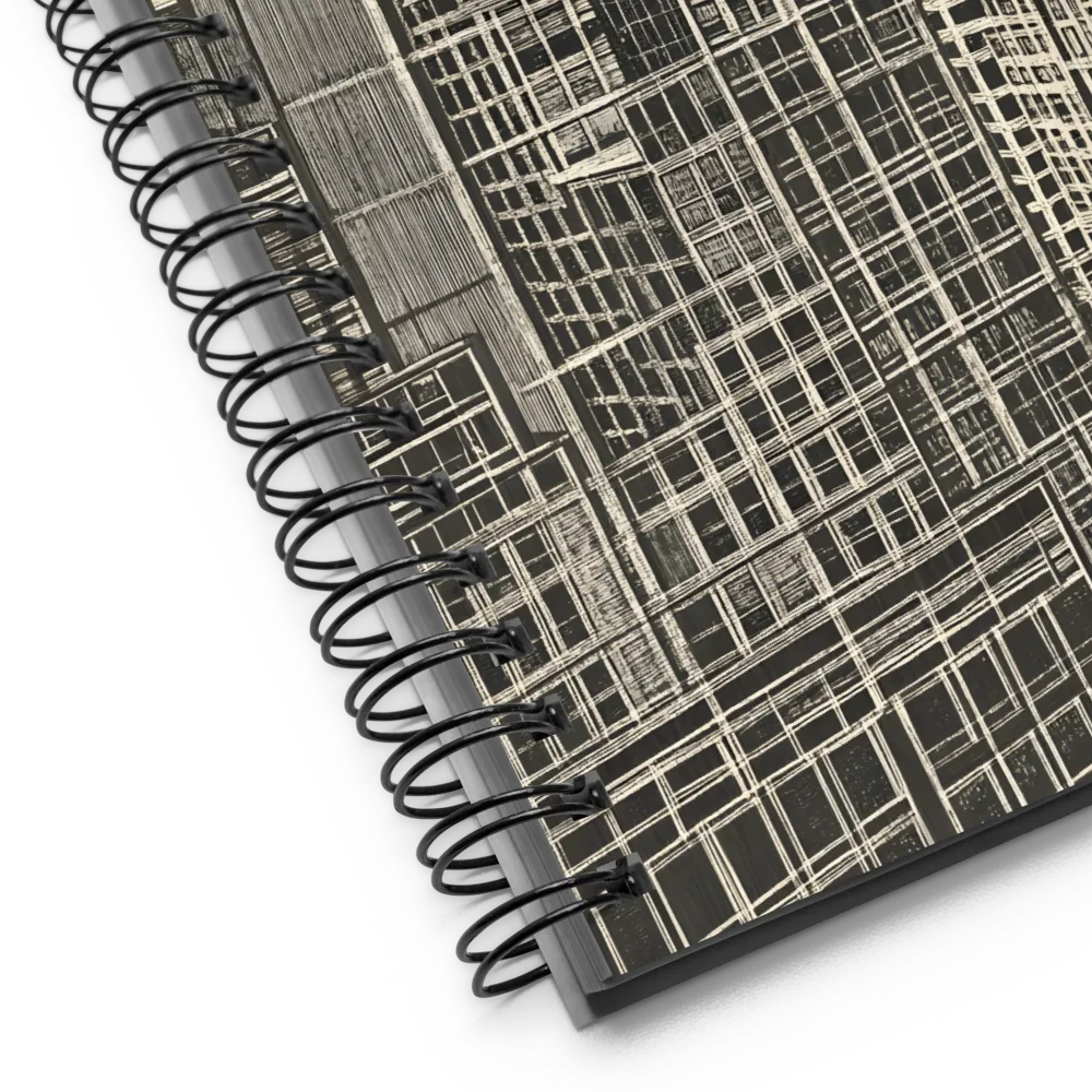 Urban Grid Abstraction 
 Spiral Notebook | 140 pages