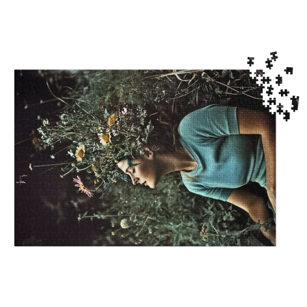 Woman with Flower Crown