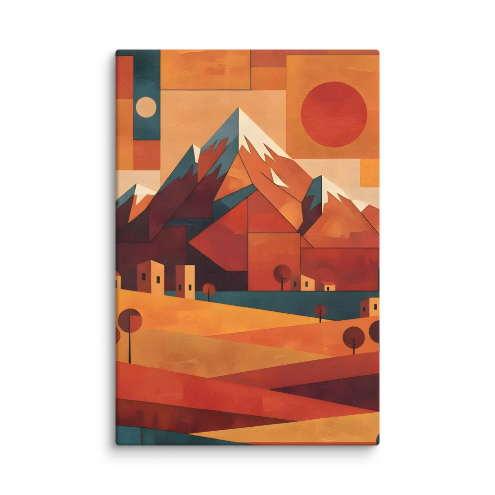 Cubist geometry for the study — The kiln-fired facet