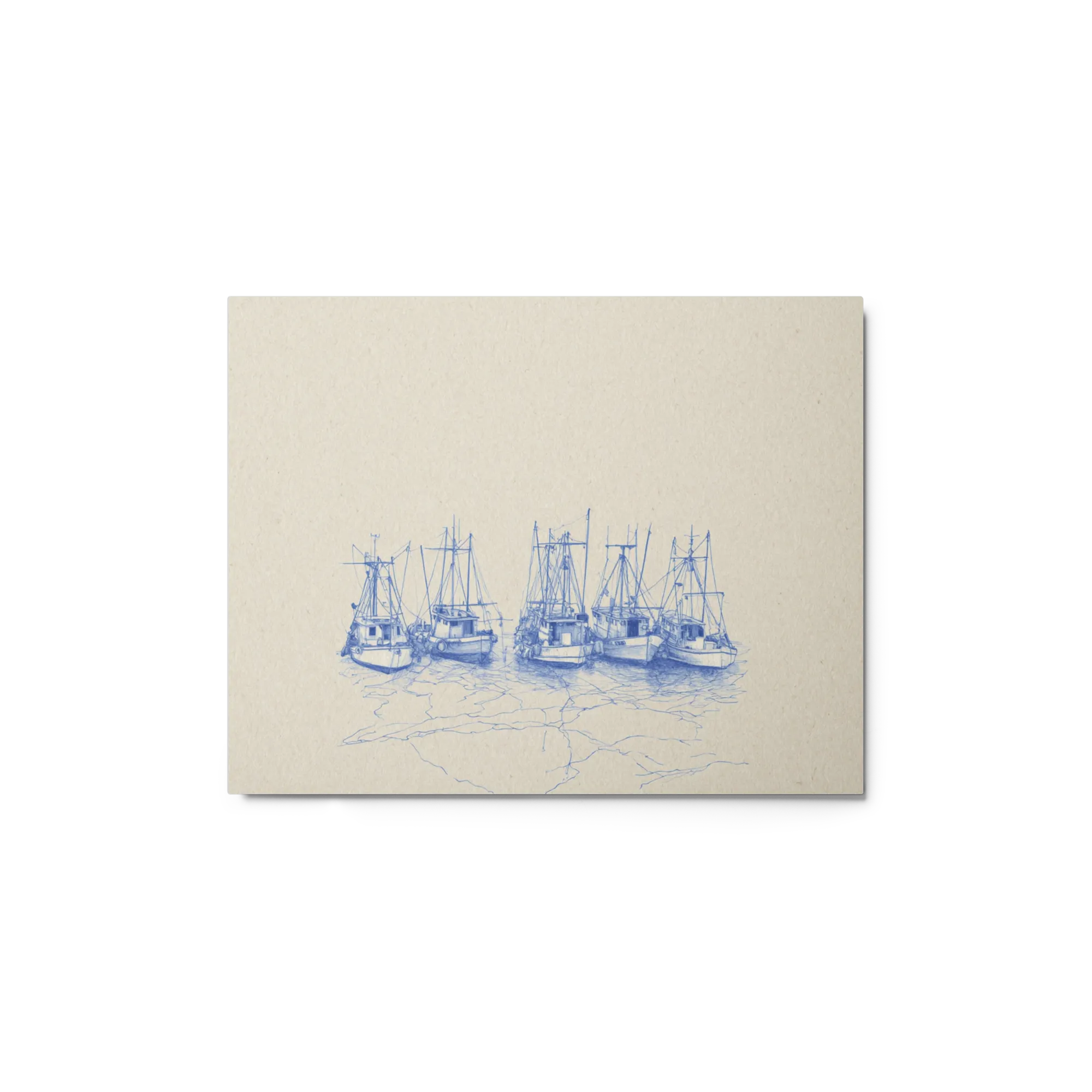 The Quiet Fleet 
 Canvas with Black Frame