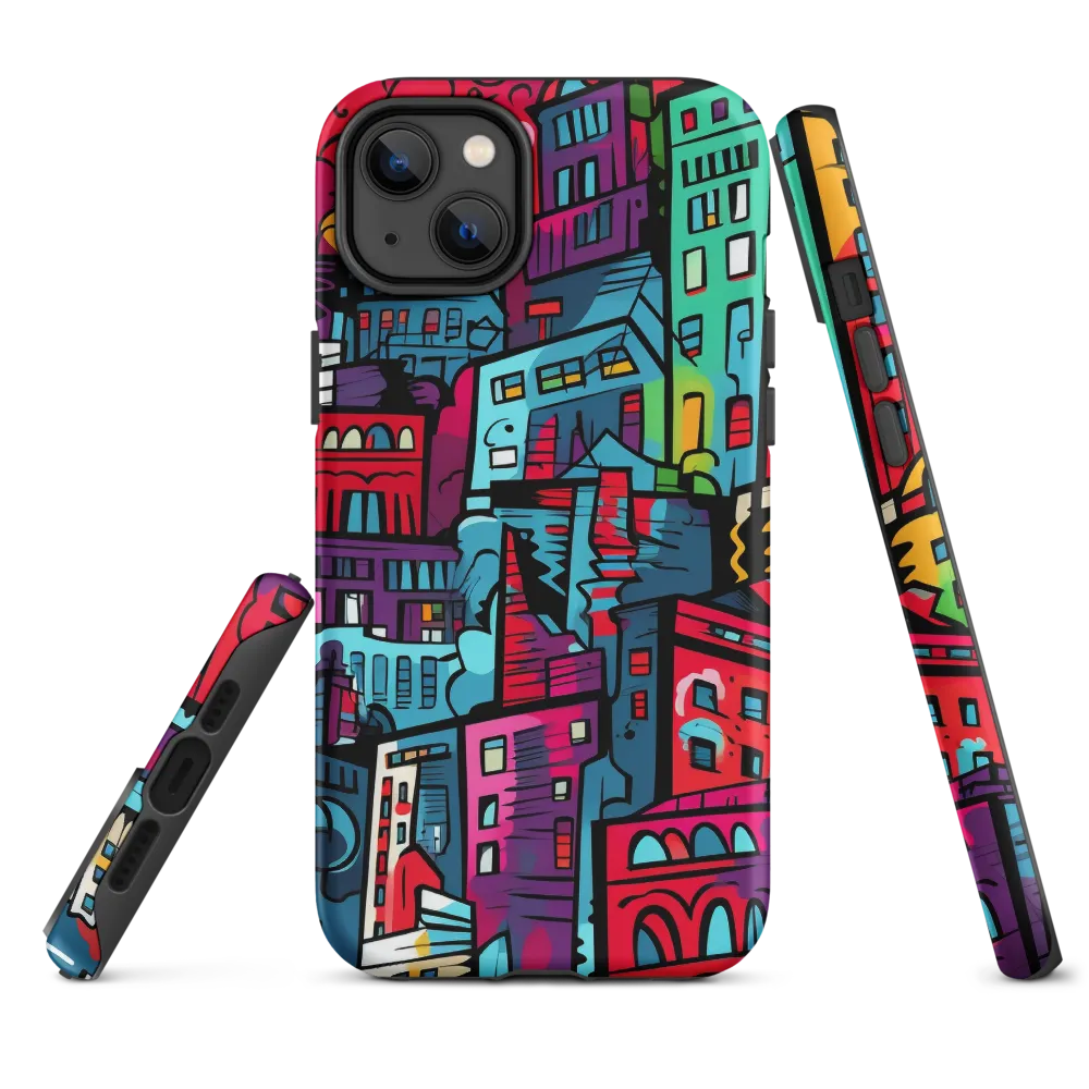 Colorful Cityscape Design | Phone Case