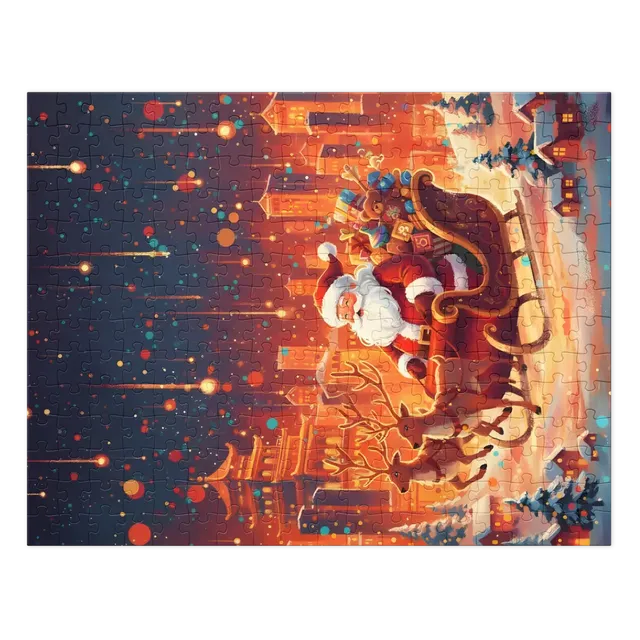 Santa's Midnight Flight | Jigsaw Puzzles