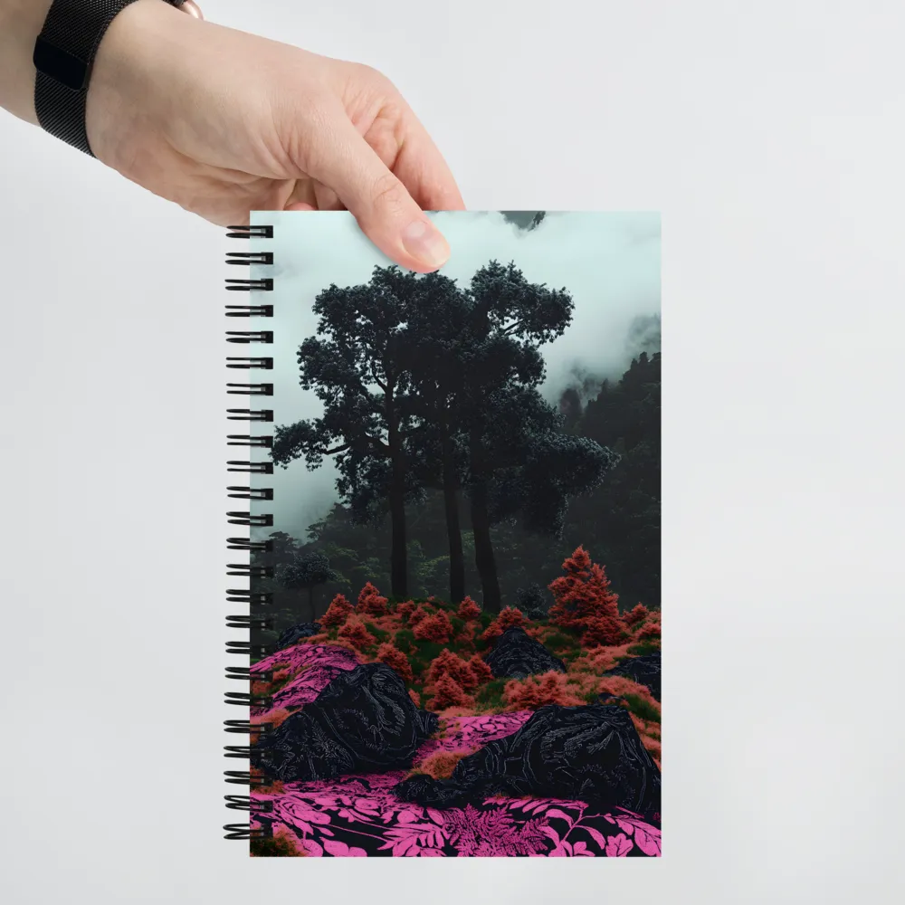 Mystical Magenta Forest 
 Spiral Notebook | 140 pages