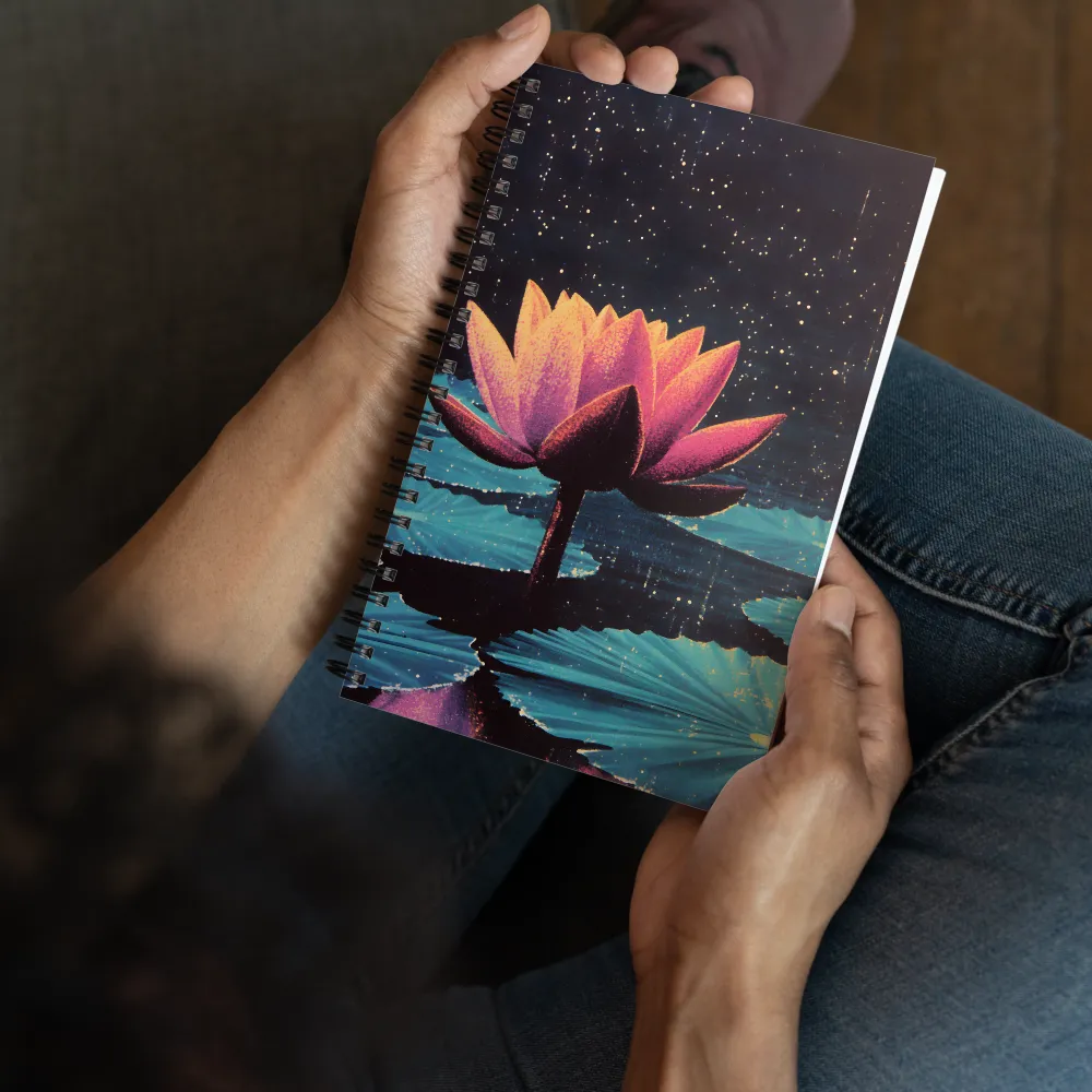 Ethereal Lotus Dream 
 Spiral Notebook | 140 pages
