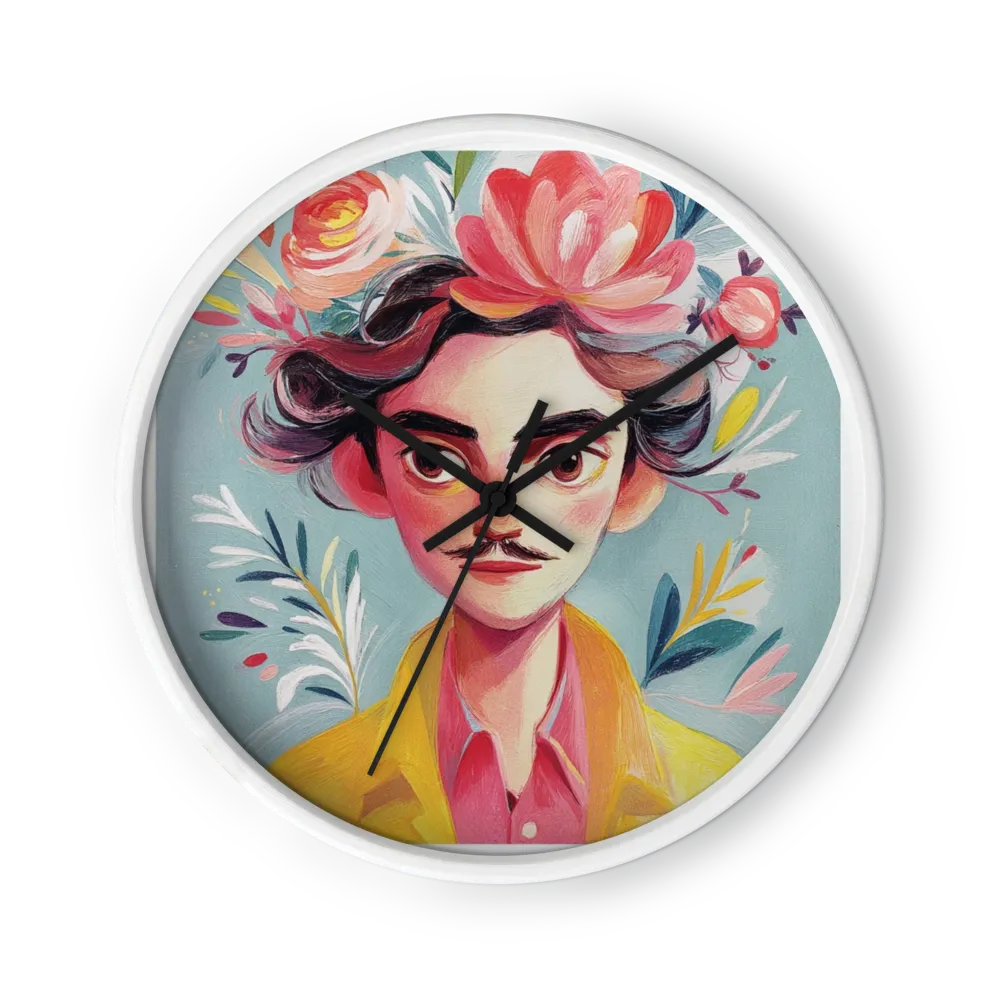 Man in Bloom | Wall Clock