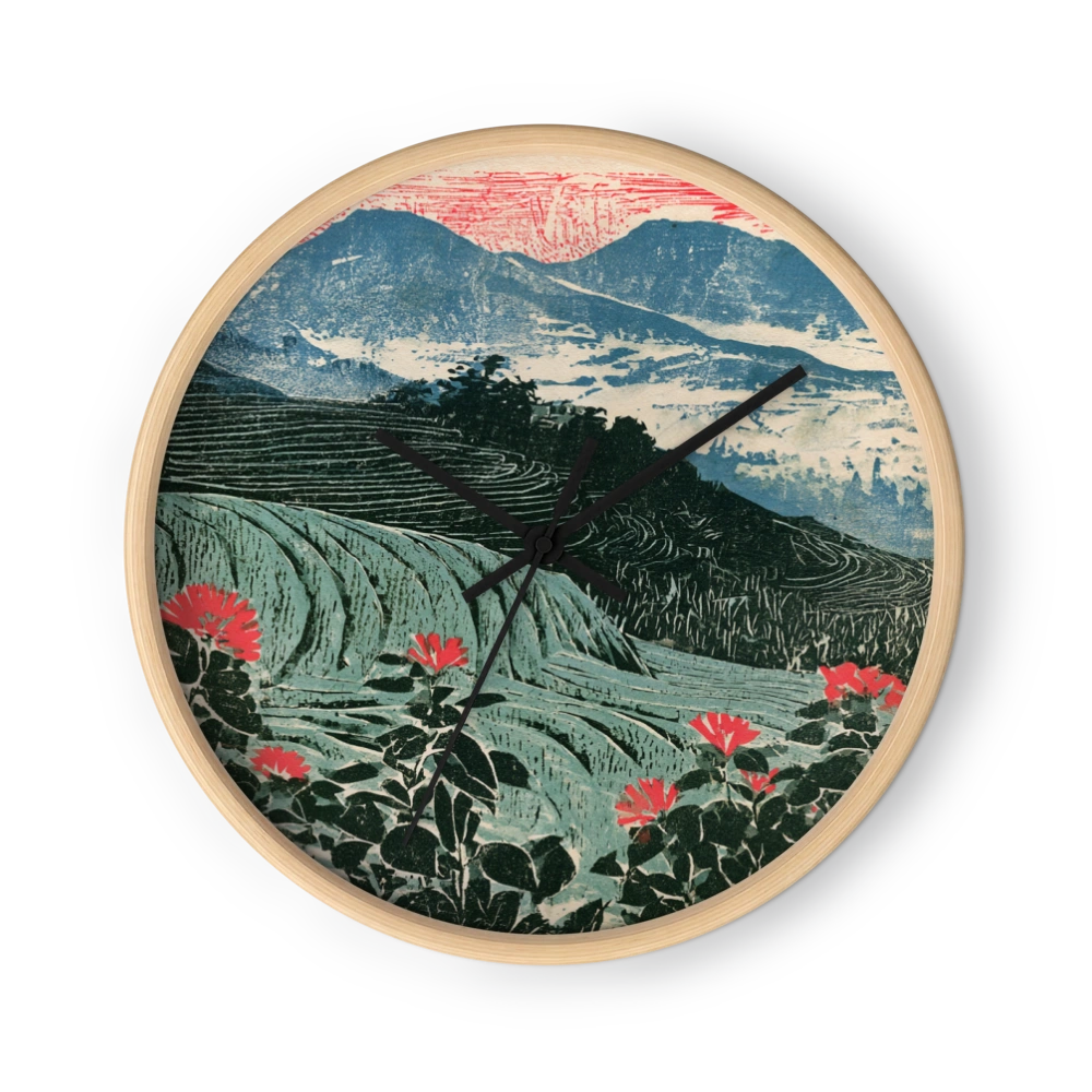 Terraced Fields and Red Spider Lilies