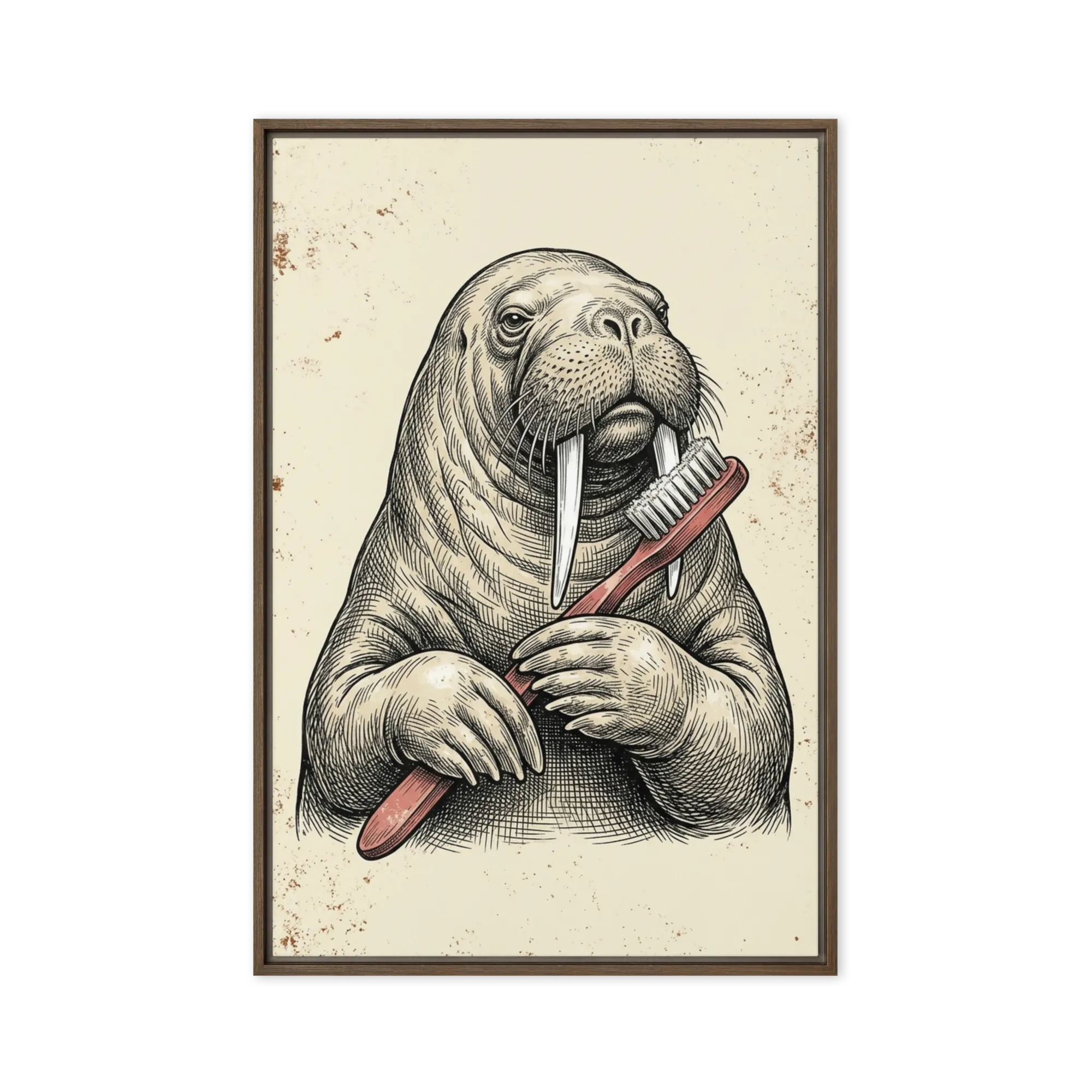 The Walrus's Dental Routine