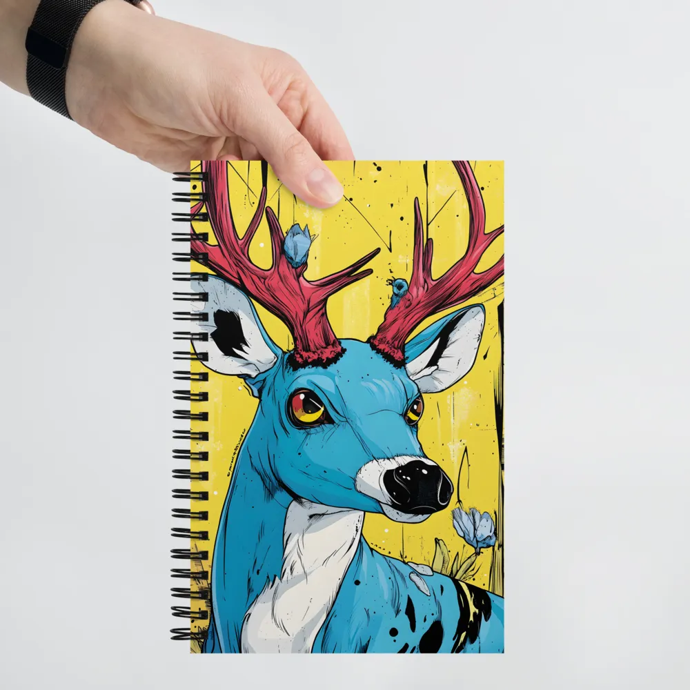 The Azure Stag 
 Spiral Notebook | 140 pages