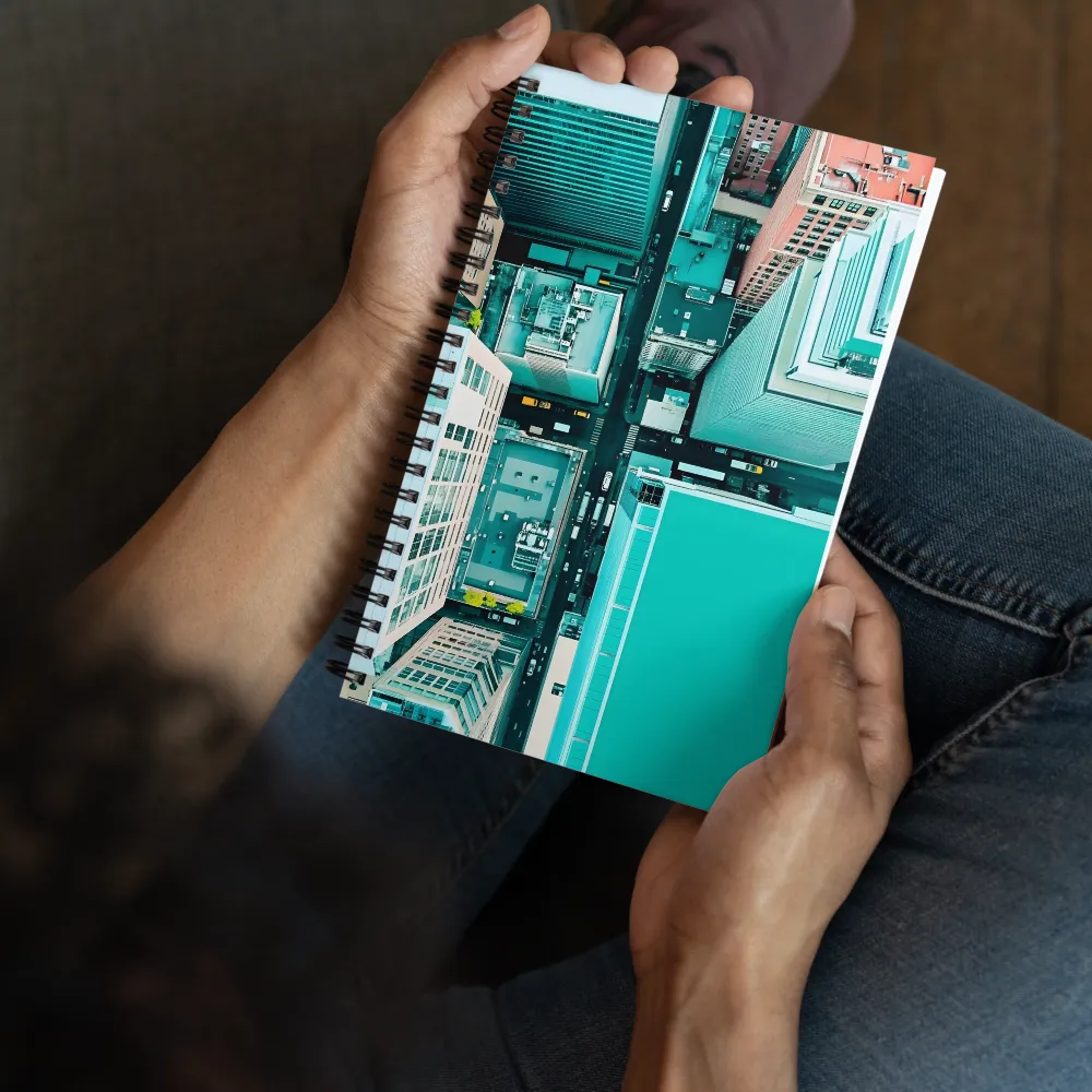 Urban Teal Horizon 
 Spiral Notebook | 140 pages