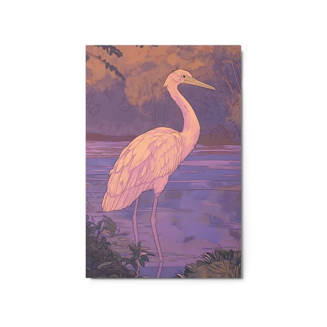 Serene Heron | Art Print
