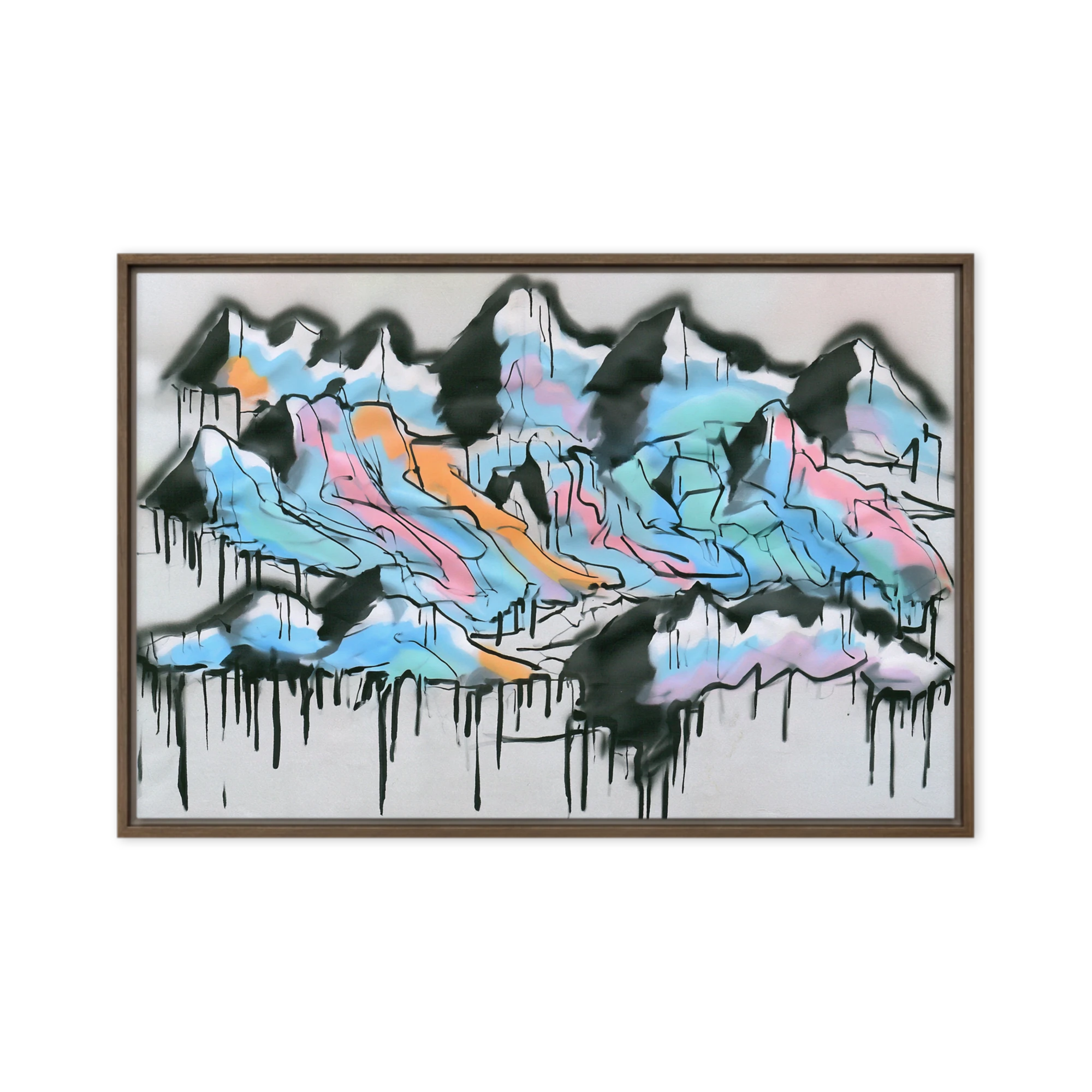 Pastel Peak Graffiti