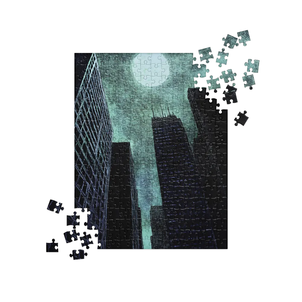 Lunar Cityscape 
 Jigsaw Puzzle