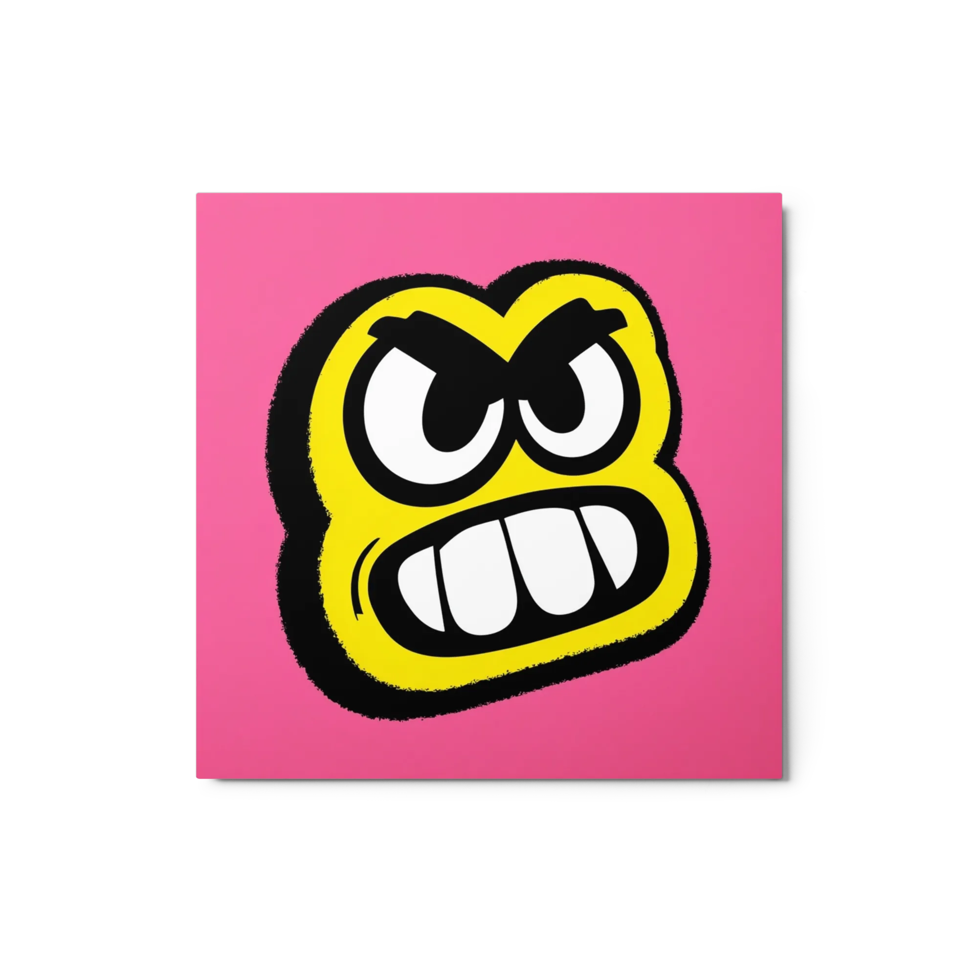 Angry Yellow Character