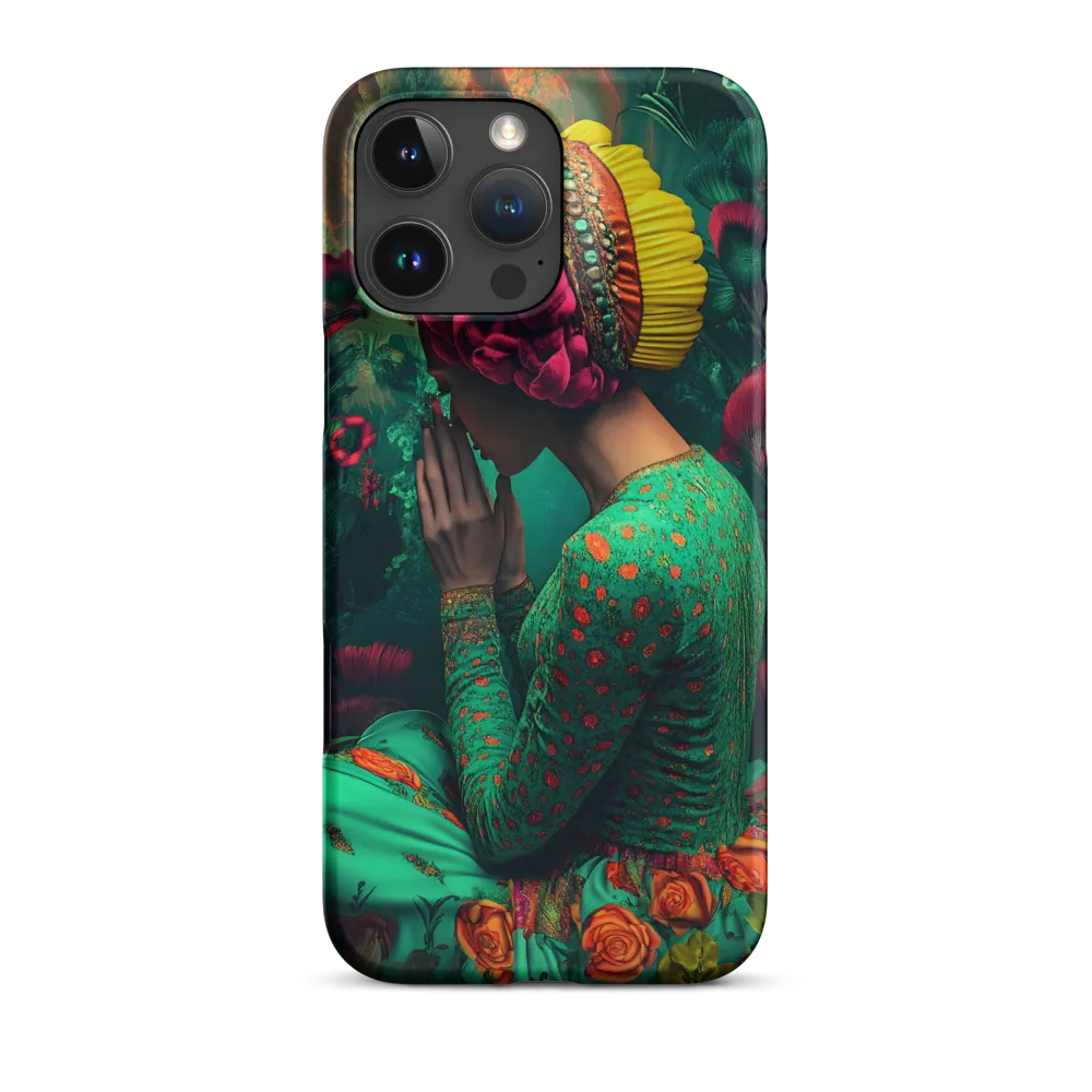 Surreal Floral Portrait of a Woman | Phone Case