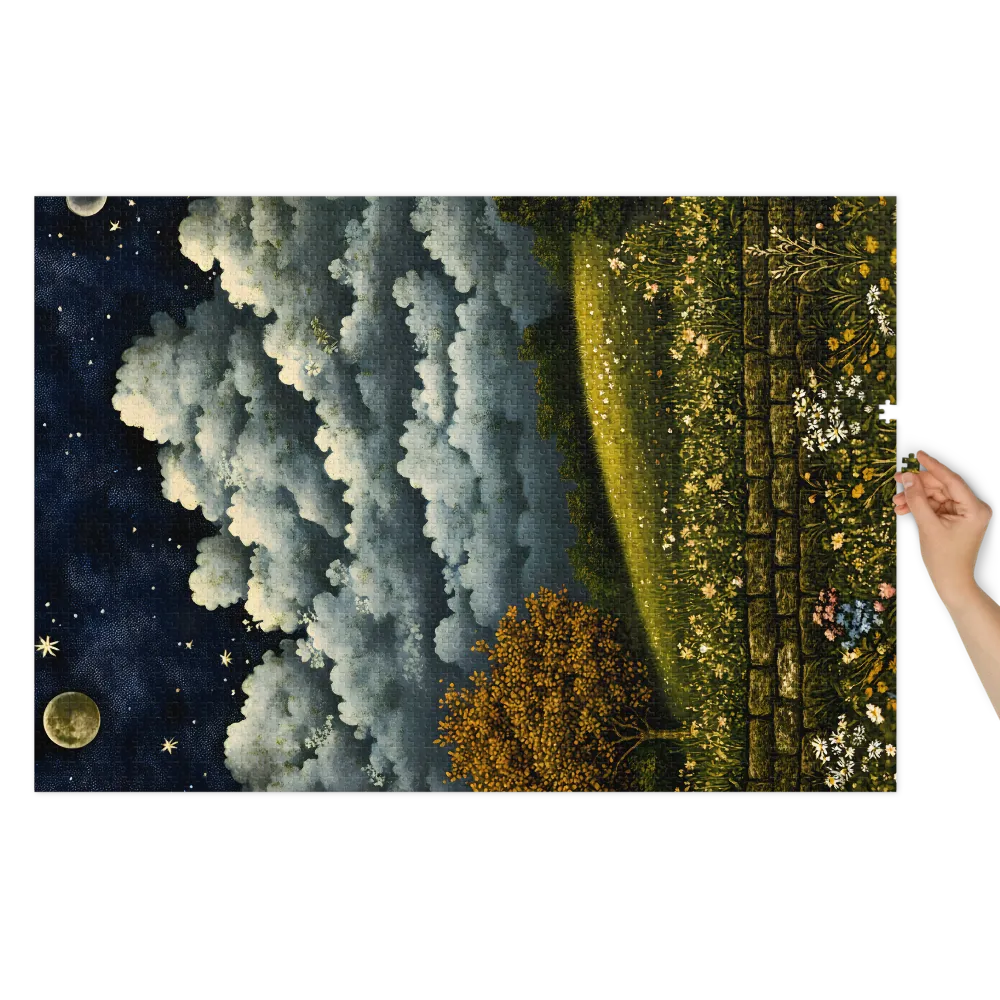 Enchanted Night Over the Meadow | Jigsaw Puzzles