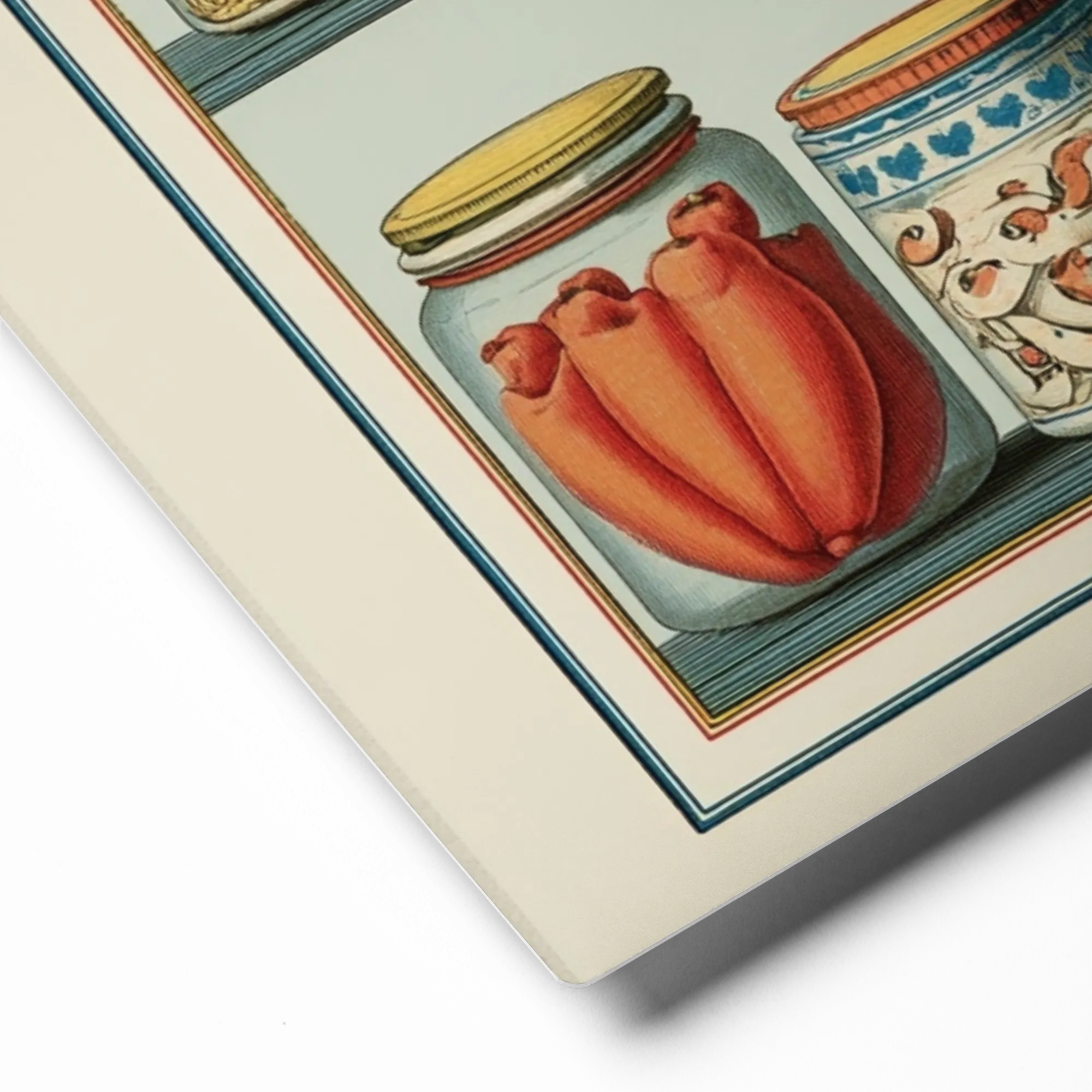 The Preserved Larder 
 Metal Print | 12″x 12″
