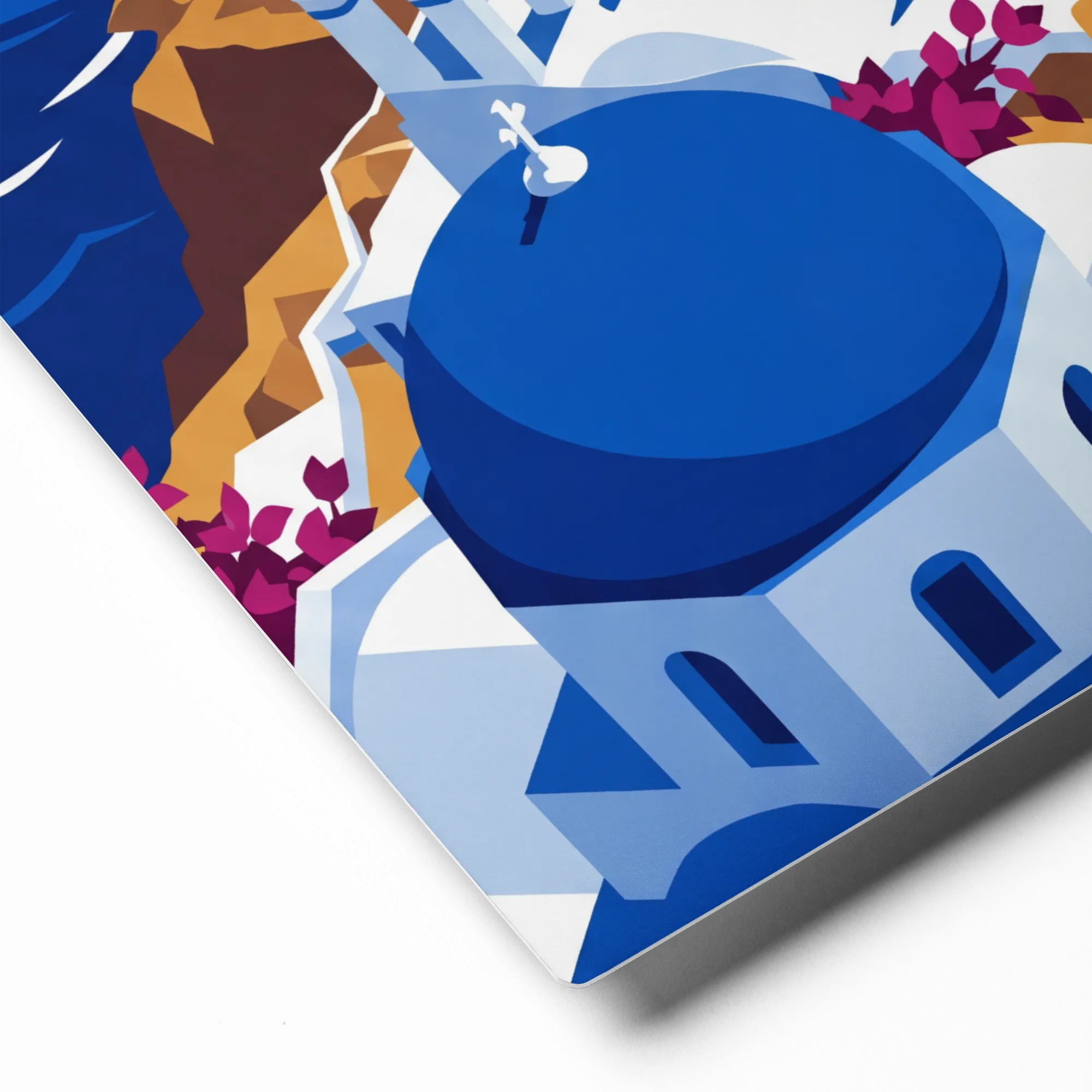 Santorini Blue Domes