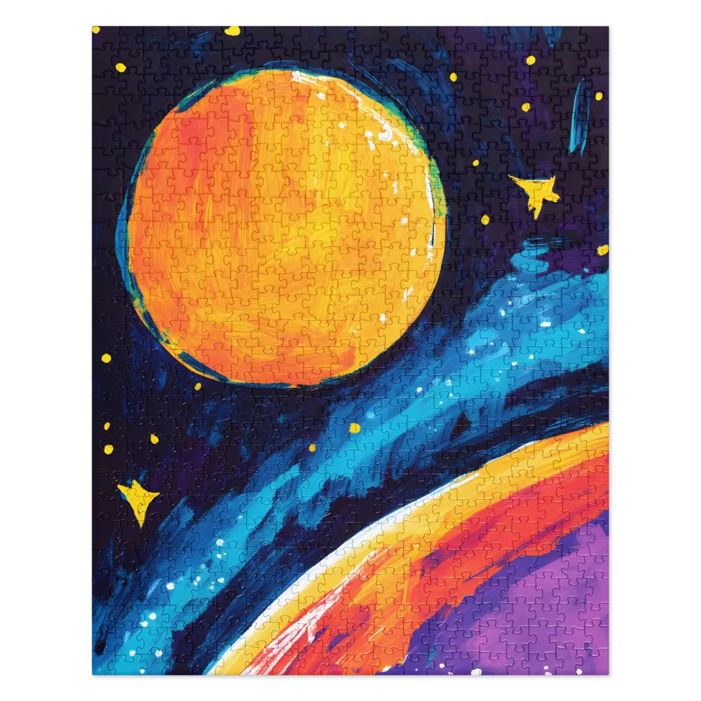 Celestial Glow 
 Jigsaw Puzzle in Tin Box