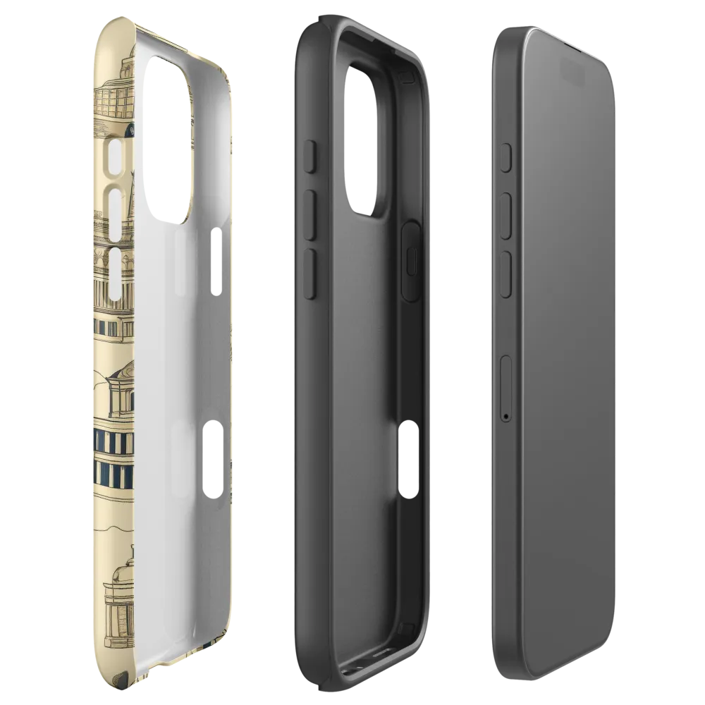 Architectural Landmarks Illustration | Phone Case