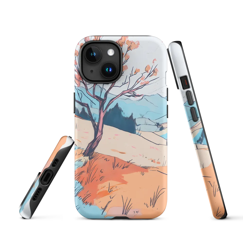 Stylized Tree Landscape | Phone Case