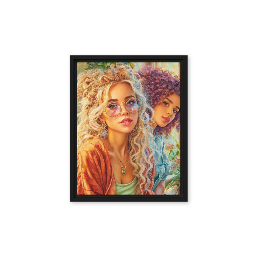 Golden Hues Portrait | Art Print