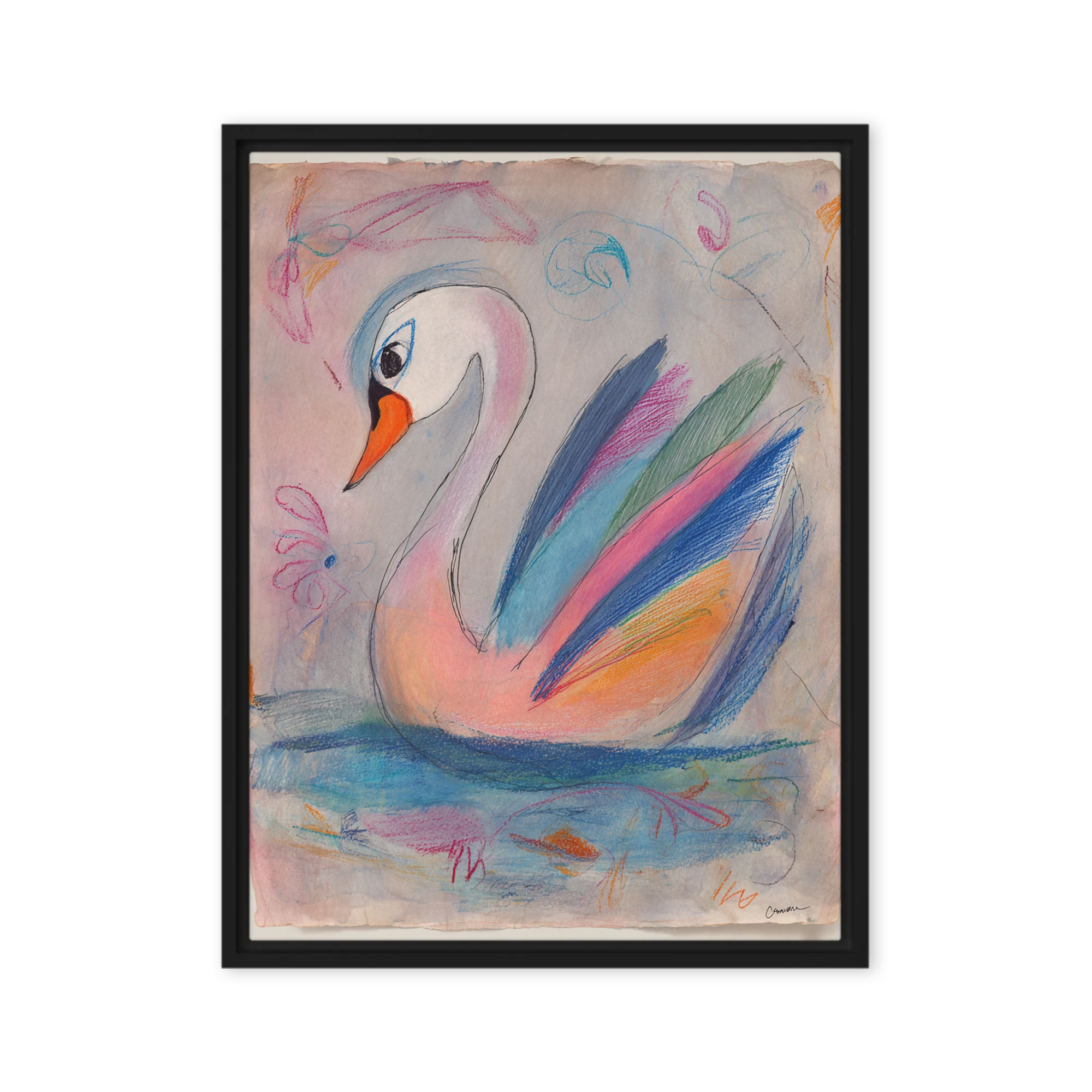 The Rainbow Swan