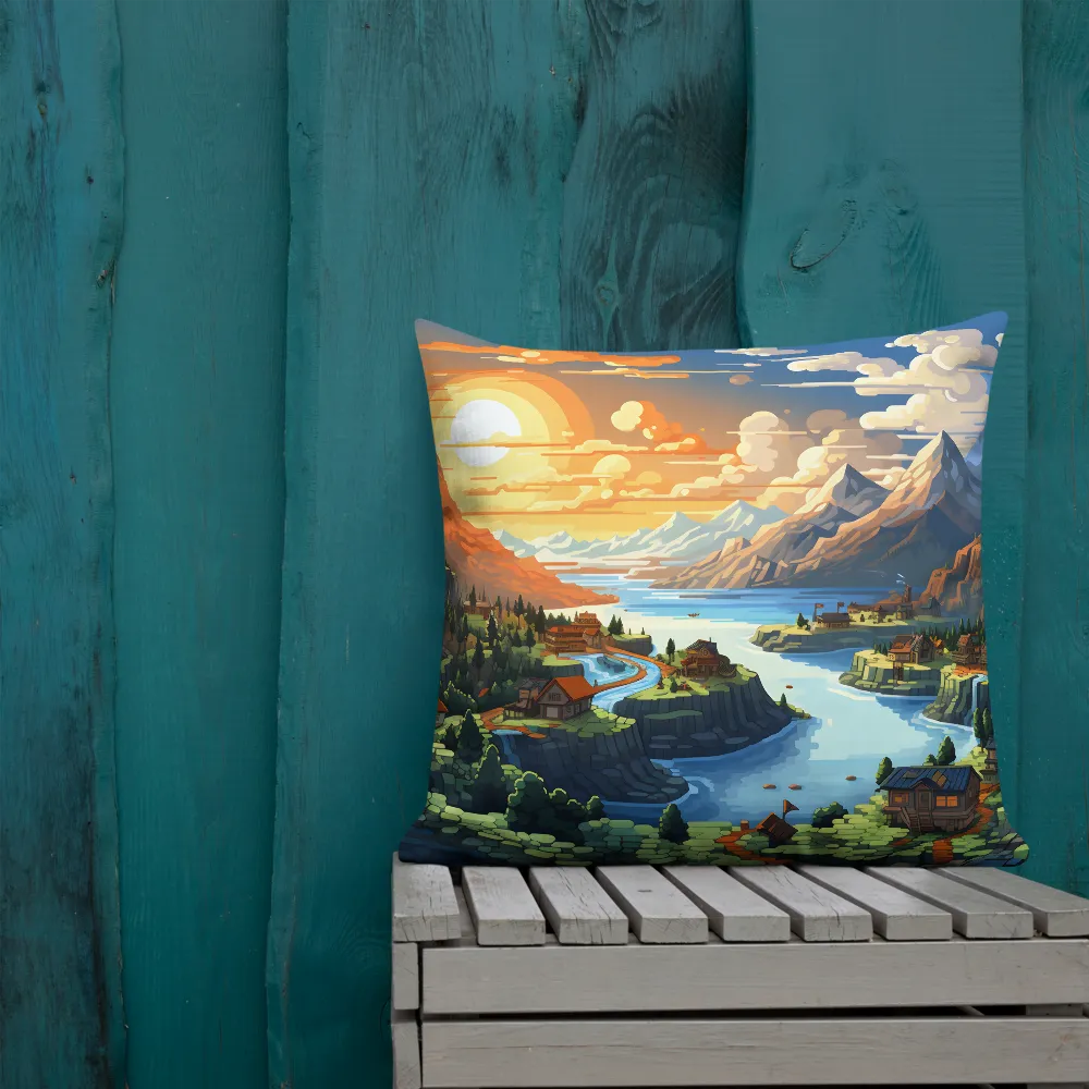 Tranquil Sunset Over Serene Landscape