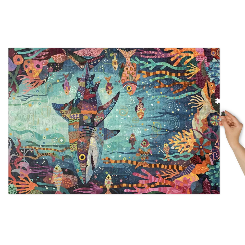 Patchwork Reef Shark | Jigsaw Puzzles