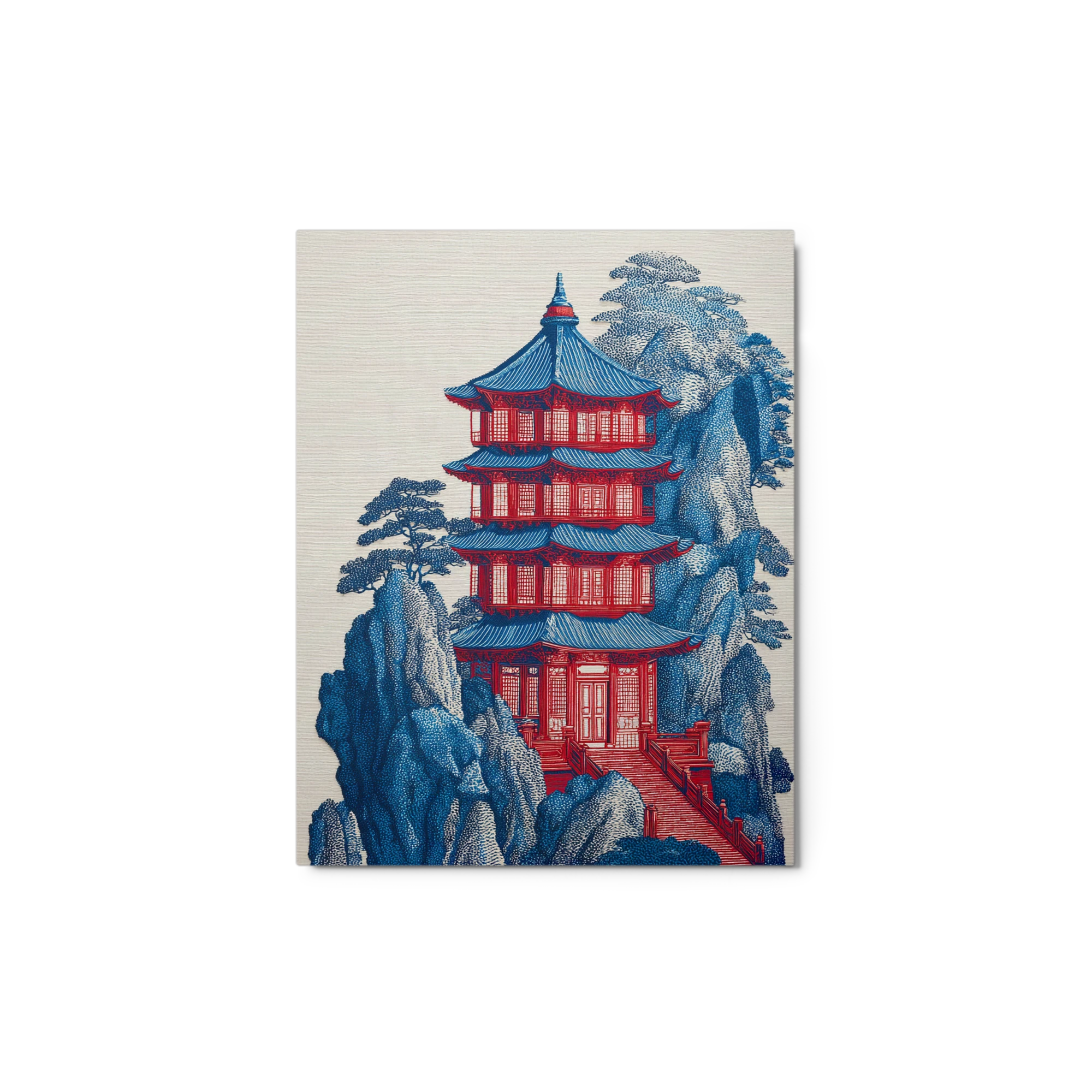 Crimson Pagoda in Blue Mountains