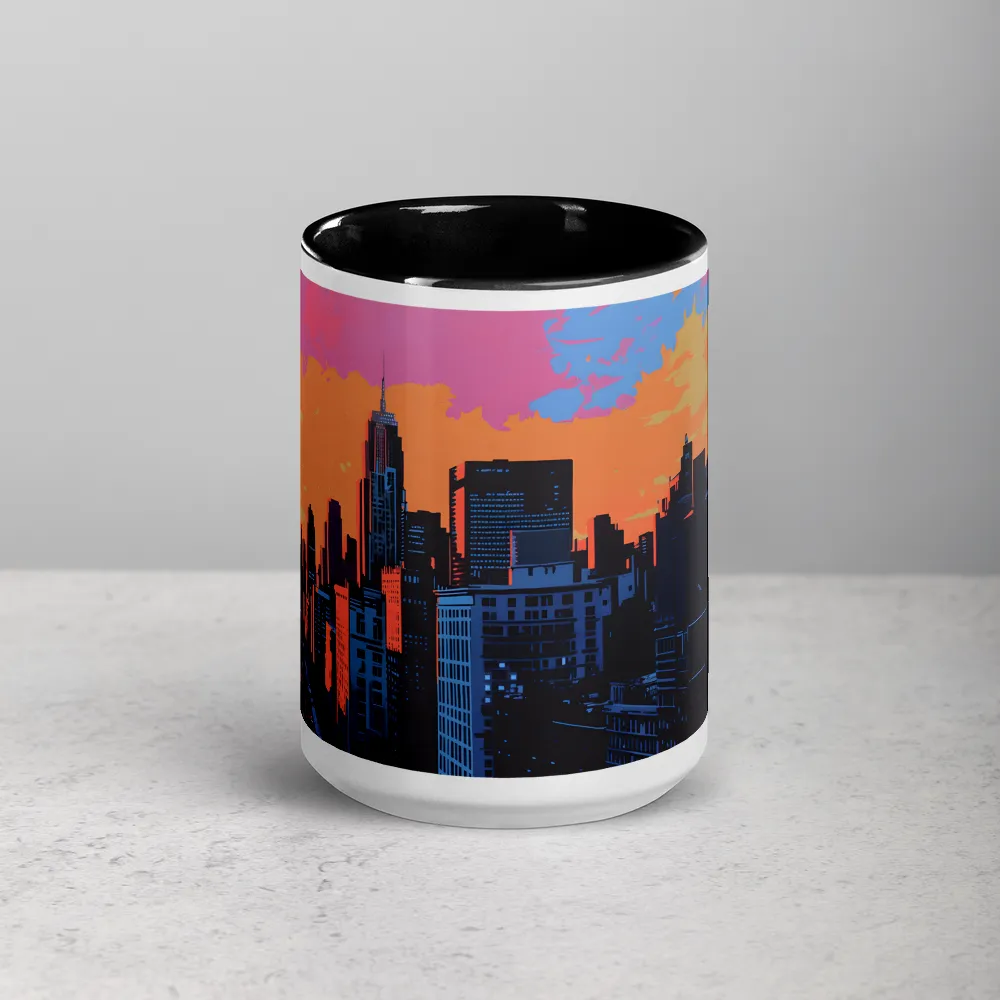 Electric Gotham 
 Mug with Red inside