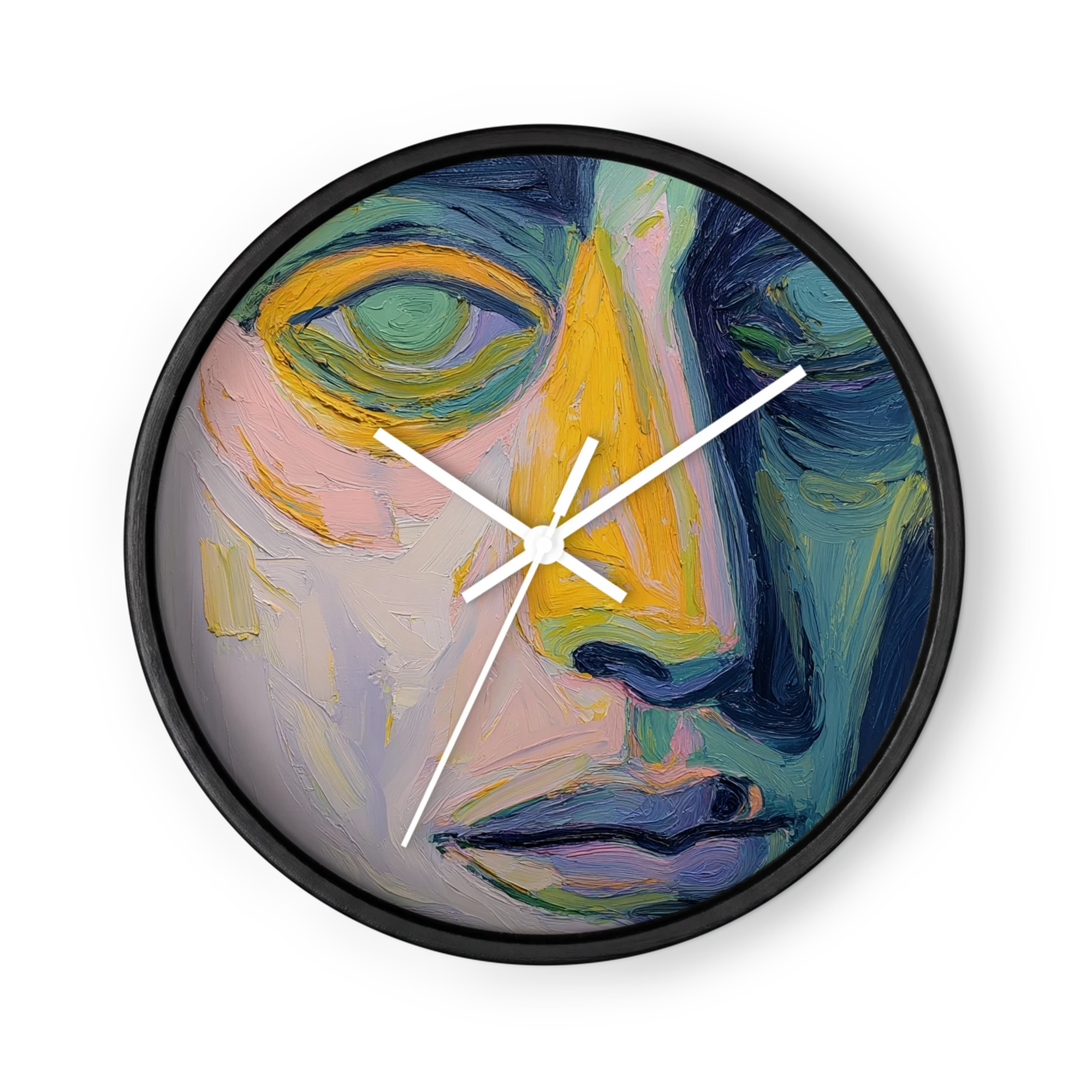 Abstract Impasto Portrait