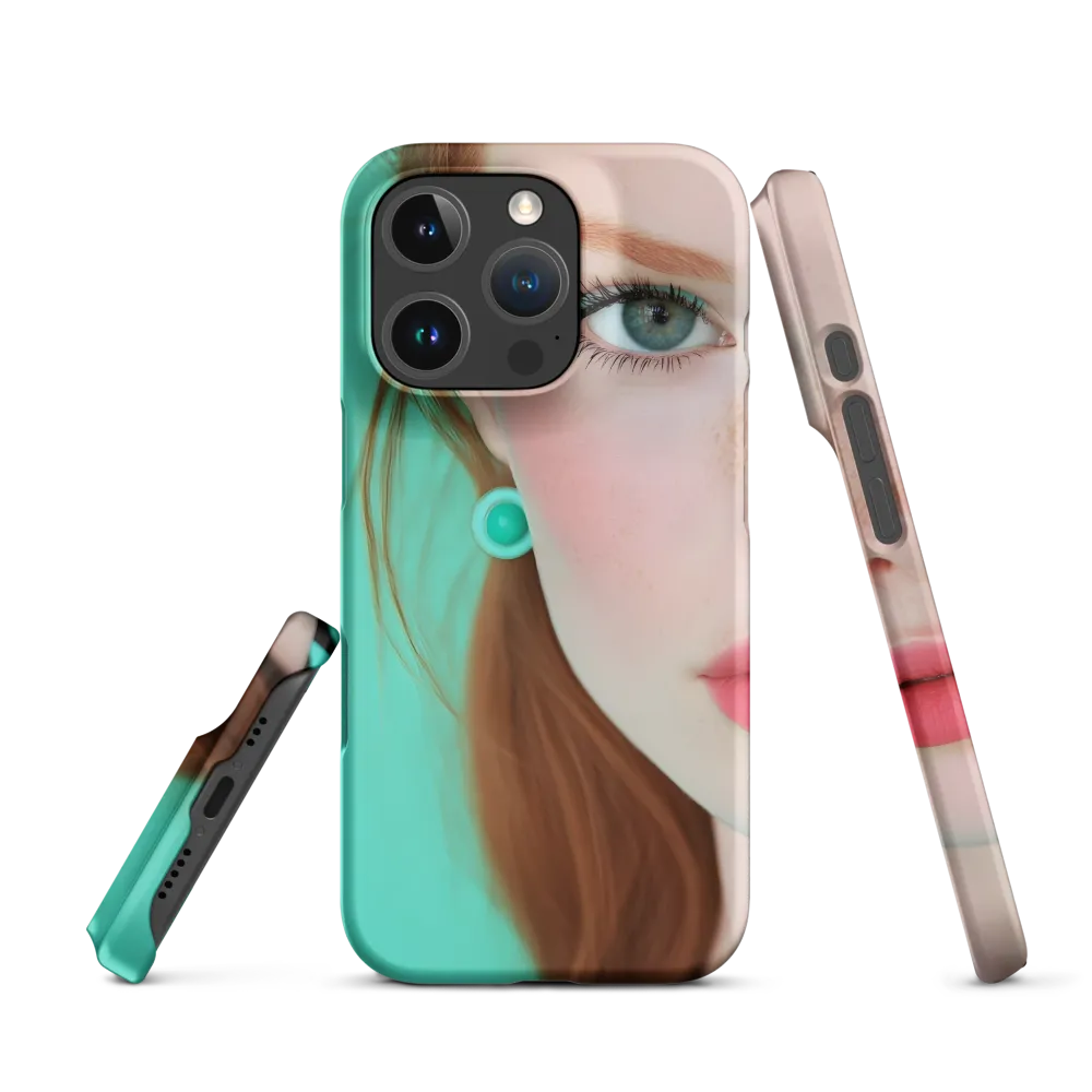 Close-Up Portrait of a Model | Phone Case