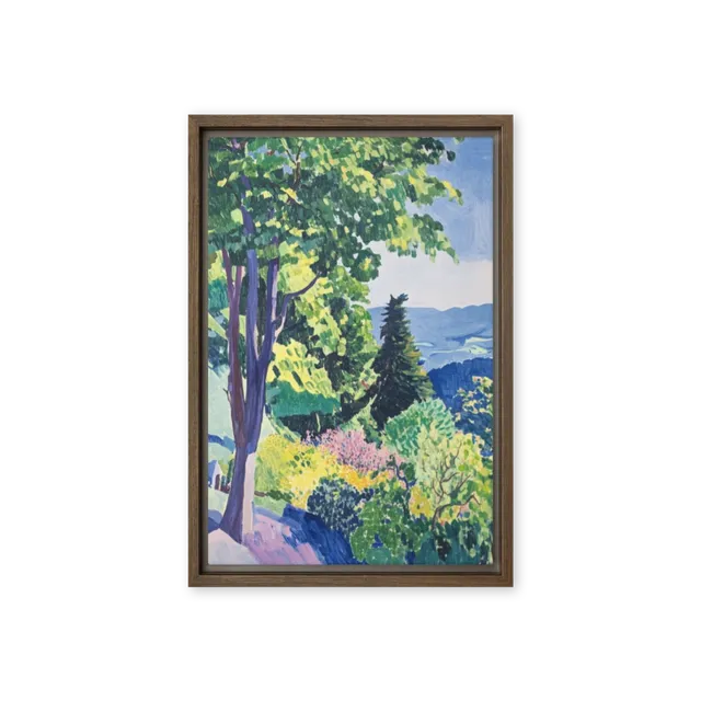 Verdant Hillside Vista | Art Print