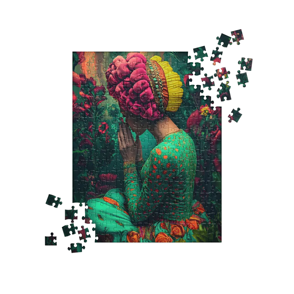 Floral Serenity 
 Jigsaw Puzzle