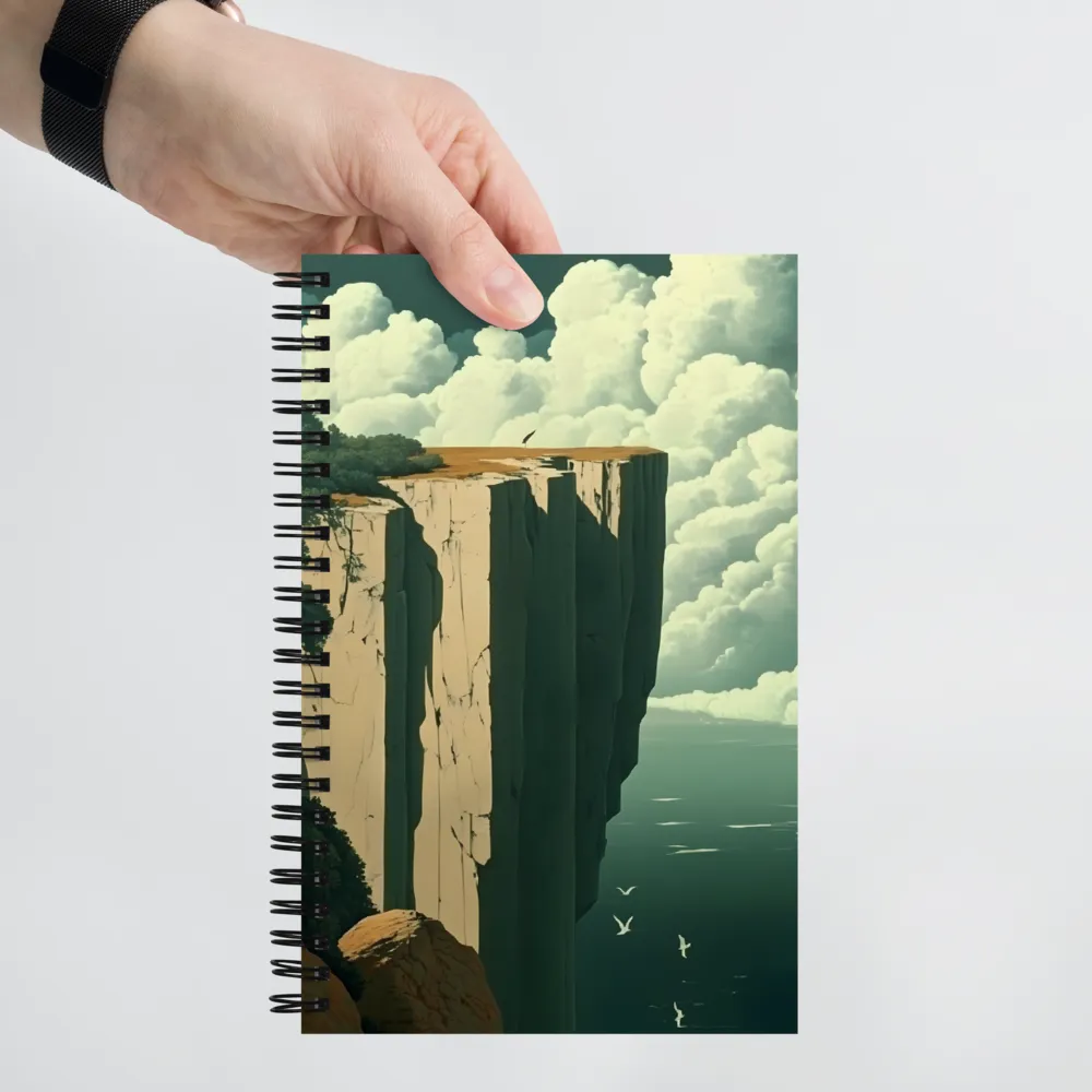 Tranquil Cliff Overlook 
 Spiral Notebook | 140 pages