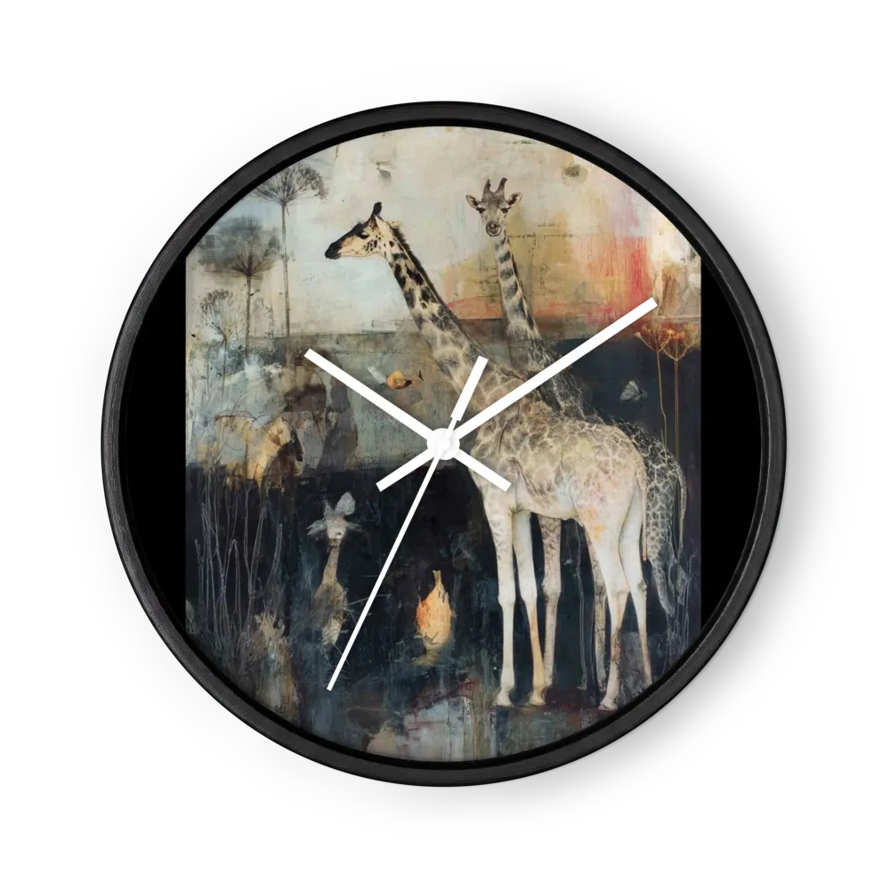 Silent Savanna Giraffes