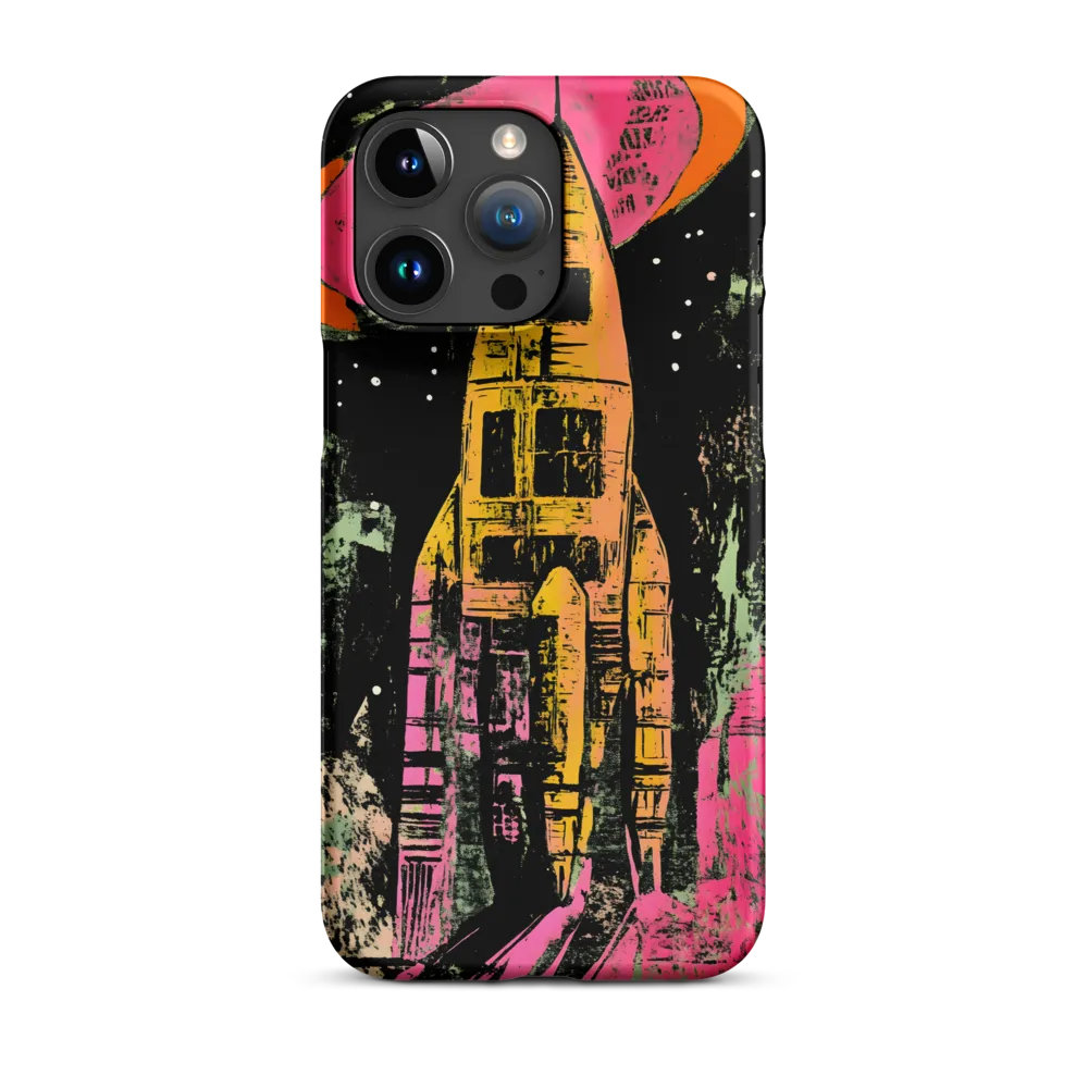 Vintage Cosmic Rocket | Phone Case
