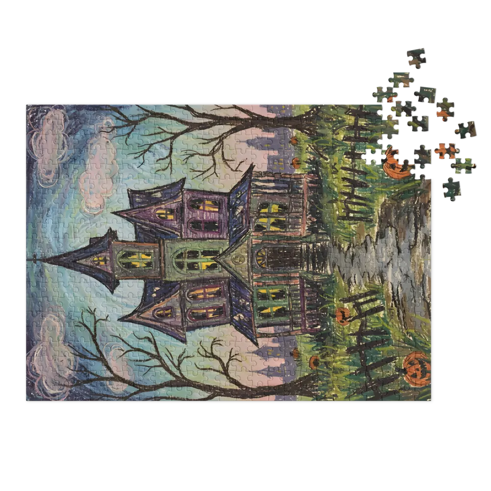 Haunted House at Dusk